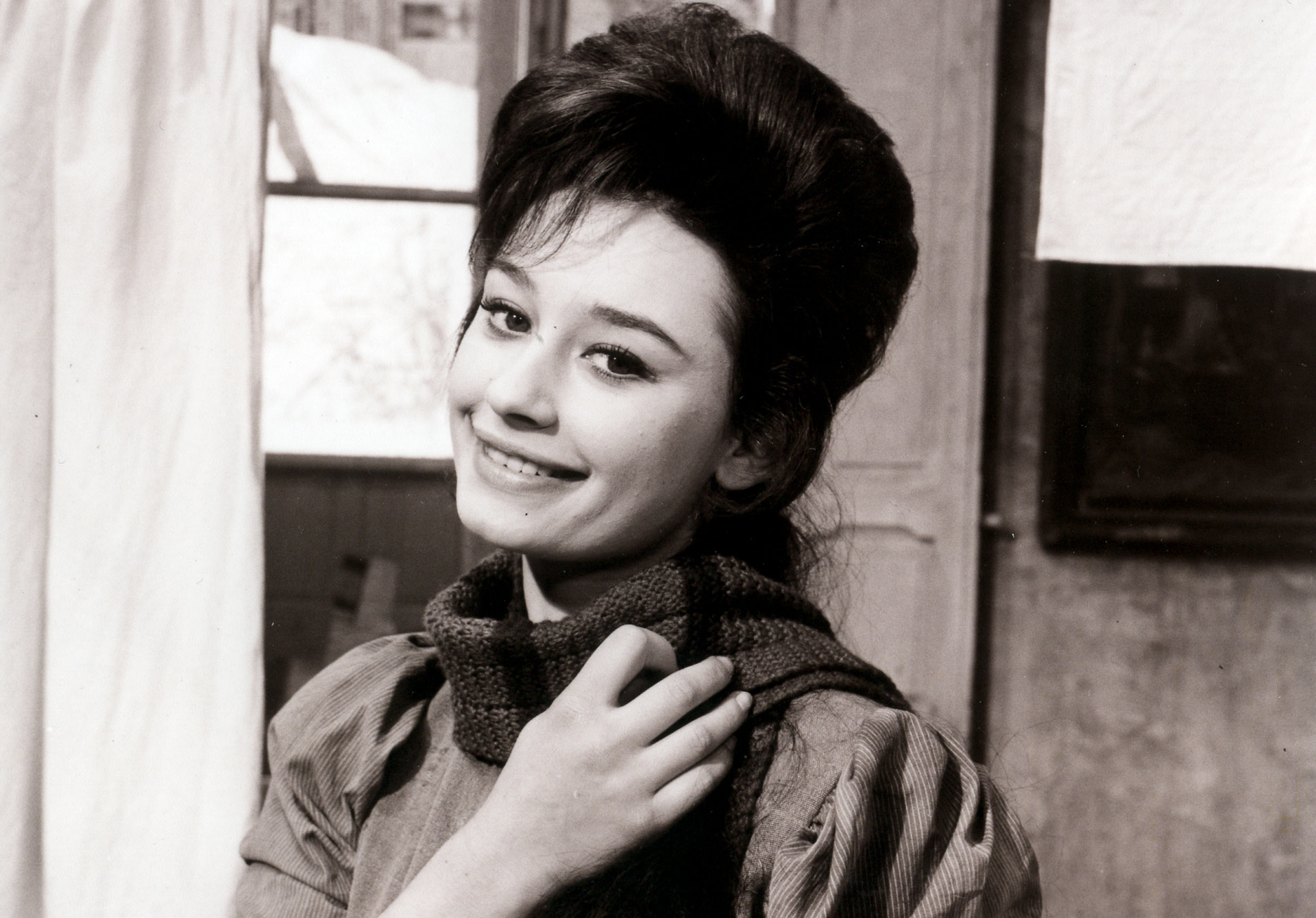 Raffaella Carrà (aún morena), en los años 60.