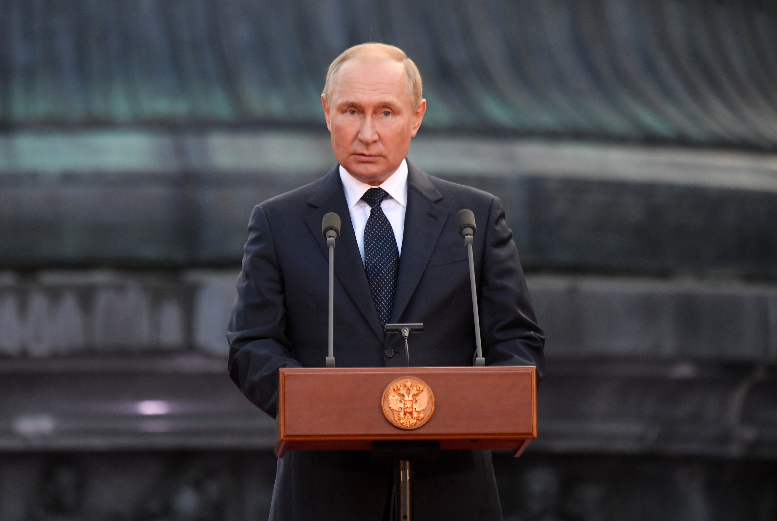 Vladimir Putin, durante un discurso en Veliky Novgorod.