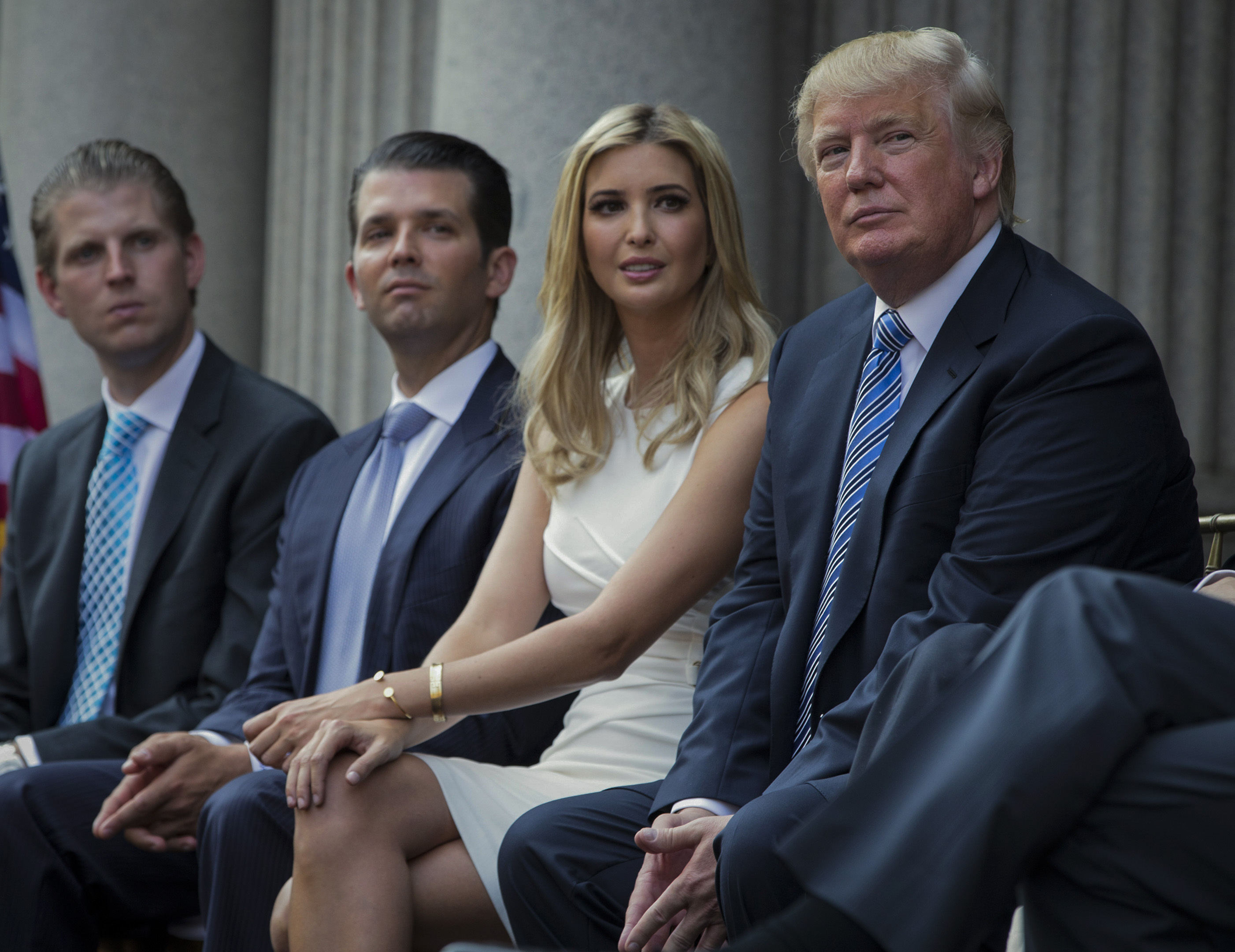 Trump y tres de sus hijos, demandados en Nueva York por evasión de impuestos