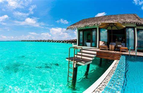 Villa sobre el agua en el hotel The Residence Maldives.