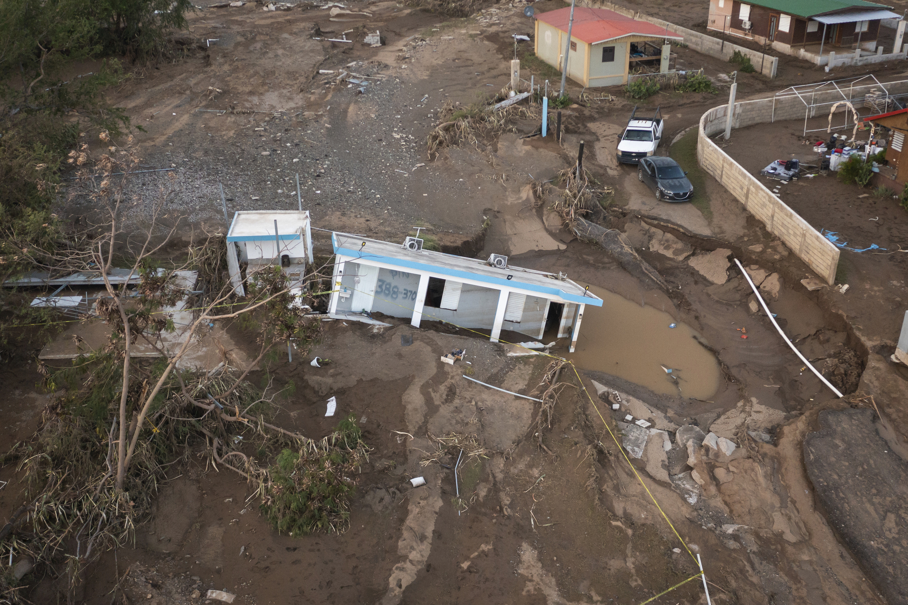 Devastación causada por el huracán 'Fiona' en Puerto Rico.