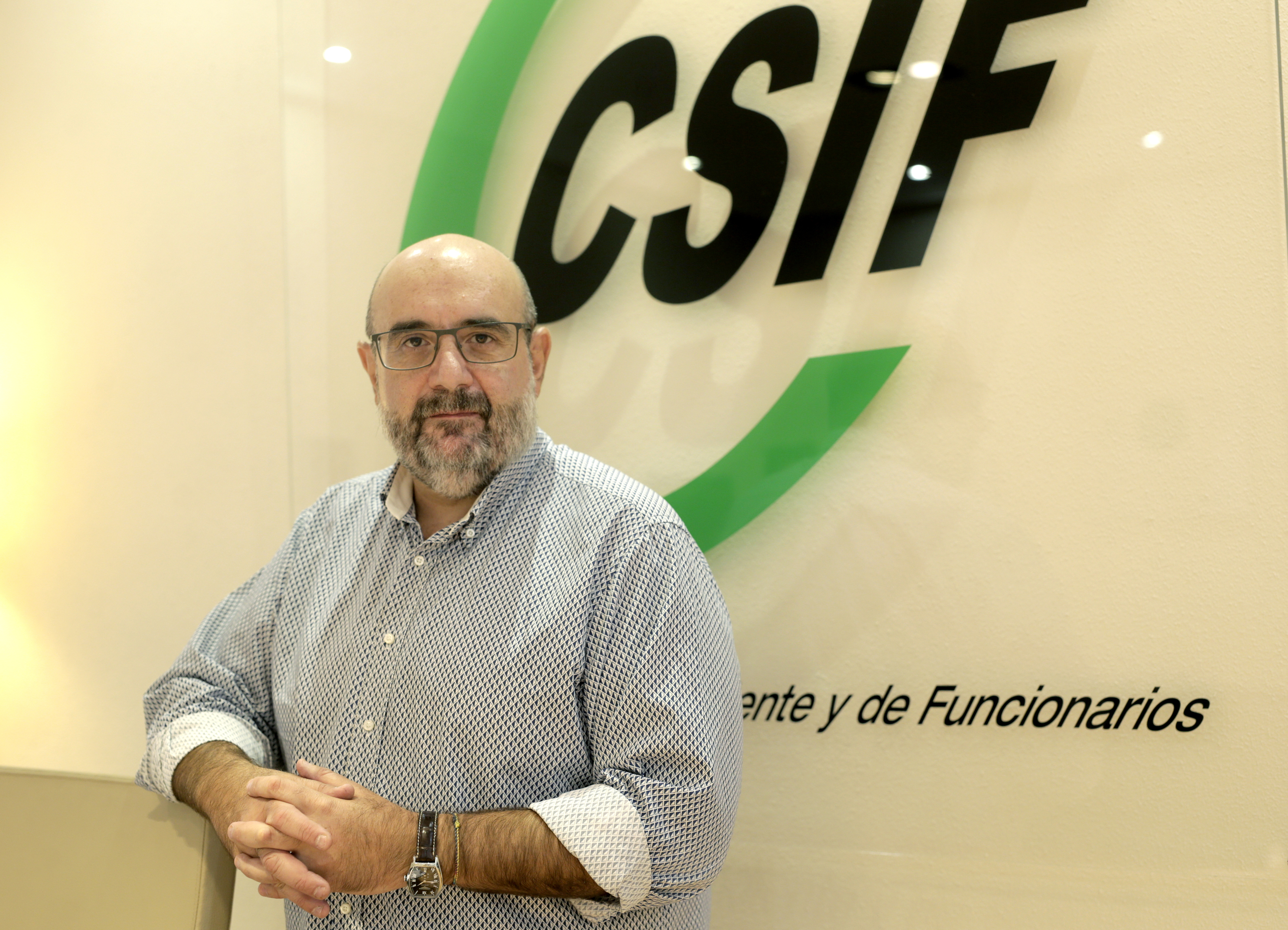 El presidente del CSIF, Miguel Borra.