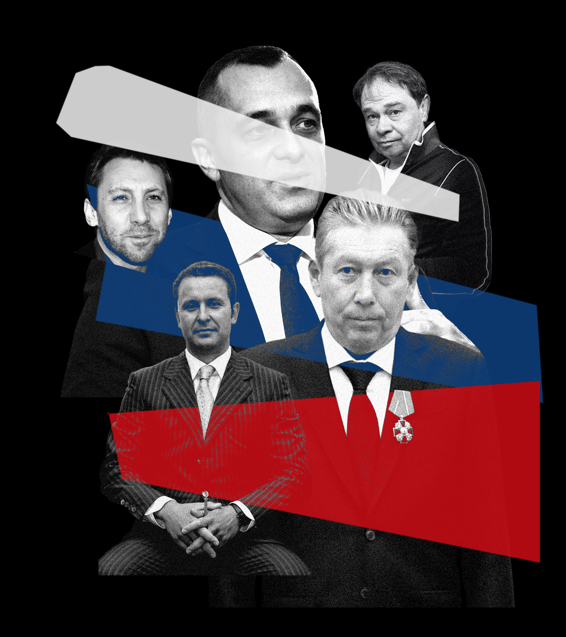 Los oligarcas Dan Rapoport, Vasily Melnikov, Alexander Subbotin, Ravil Maganov y Sergey Protosenya, todos fallecidos en extrañas circunstancias.