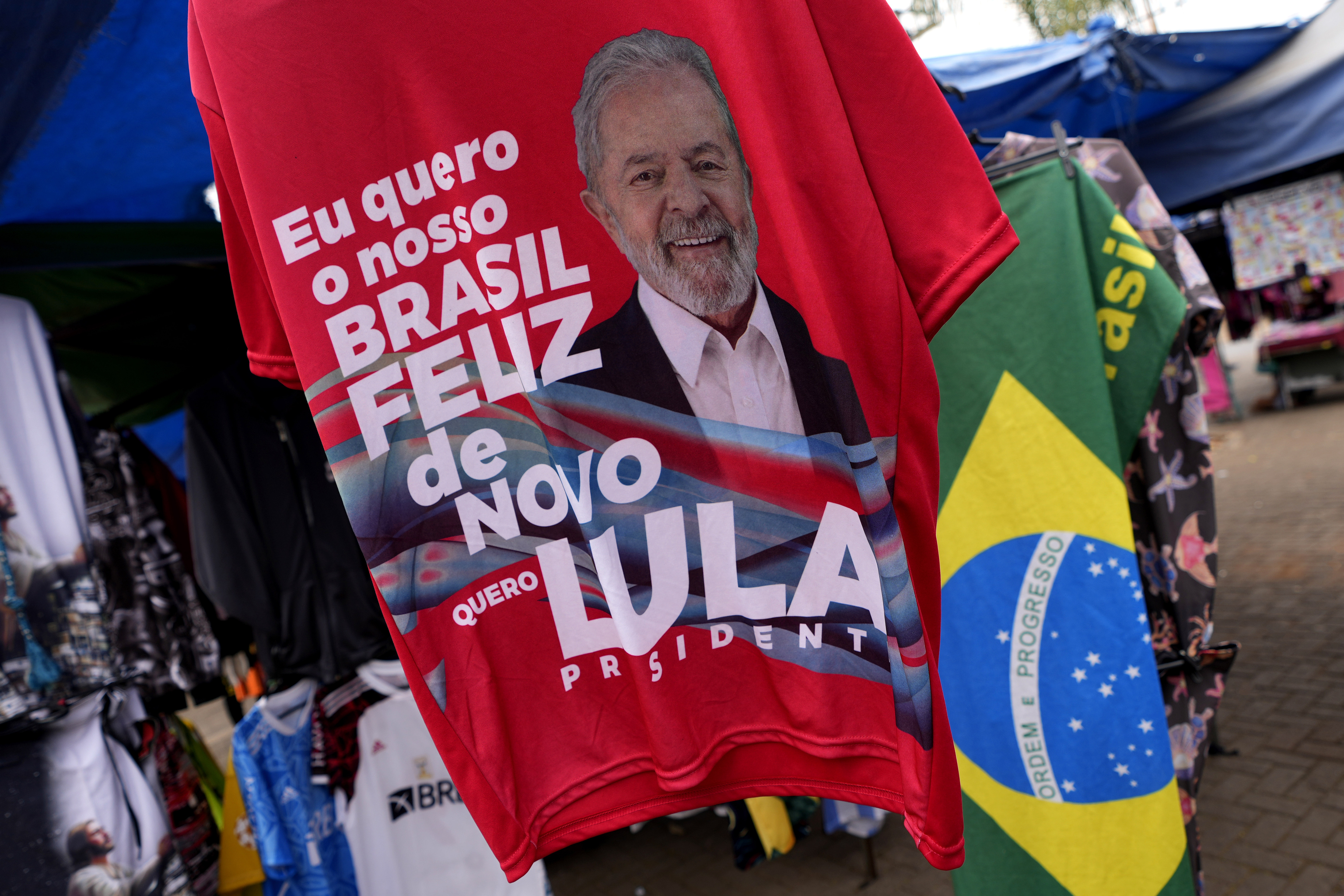 Camiseta de Lula da Silva.