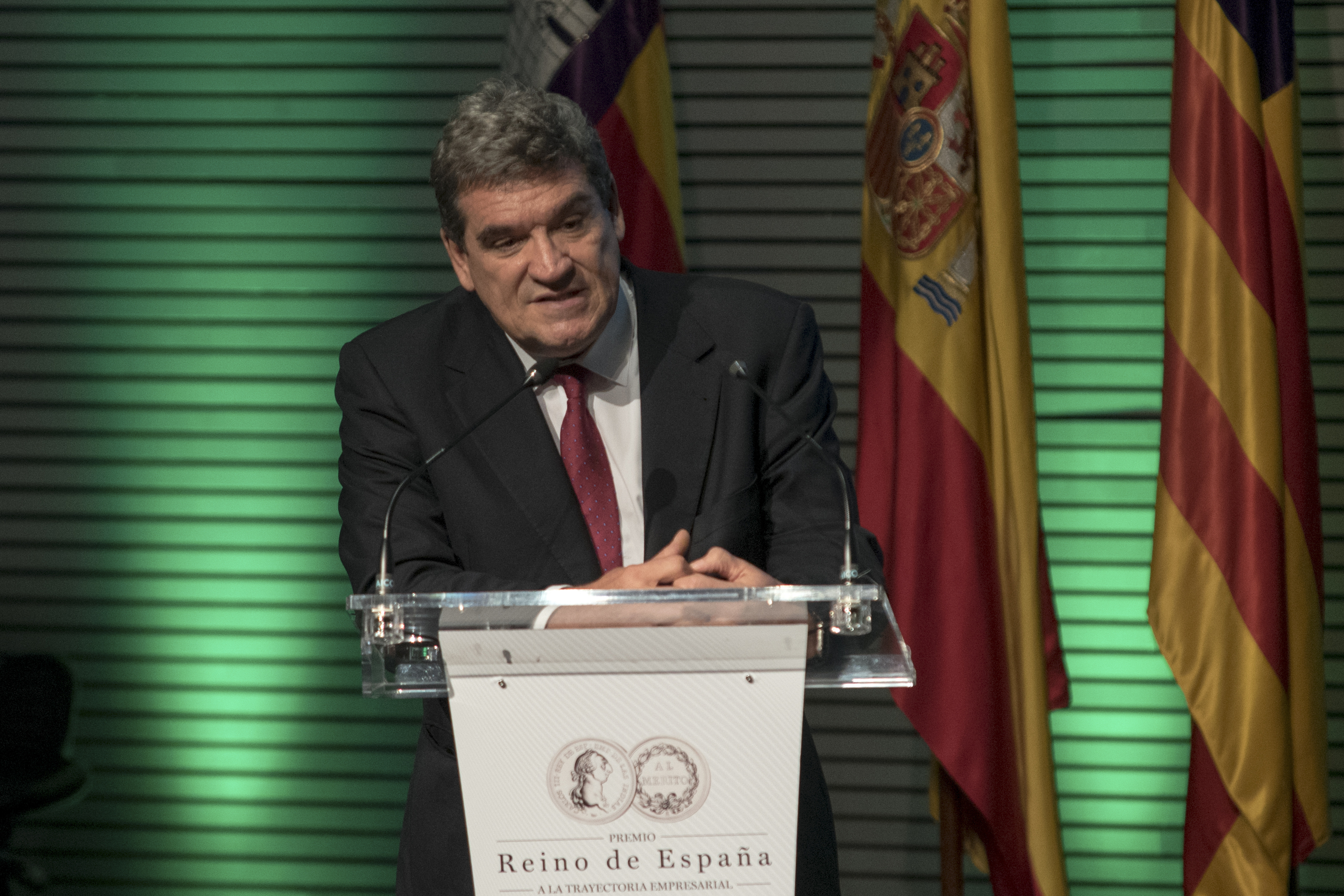 El ministro de Seguridad Social, José Luis Escrivá durante una intervención en un reciente acto institucional.. EFE/Atienza
