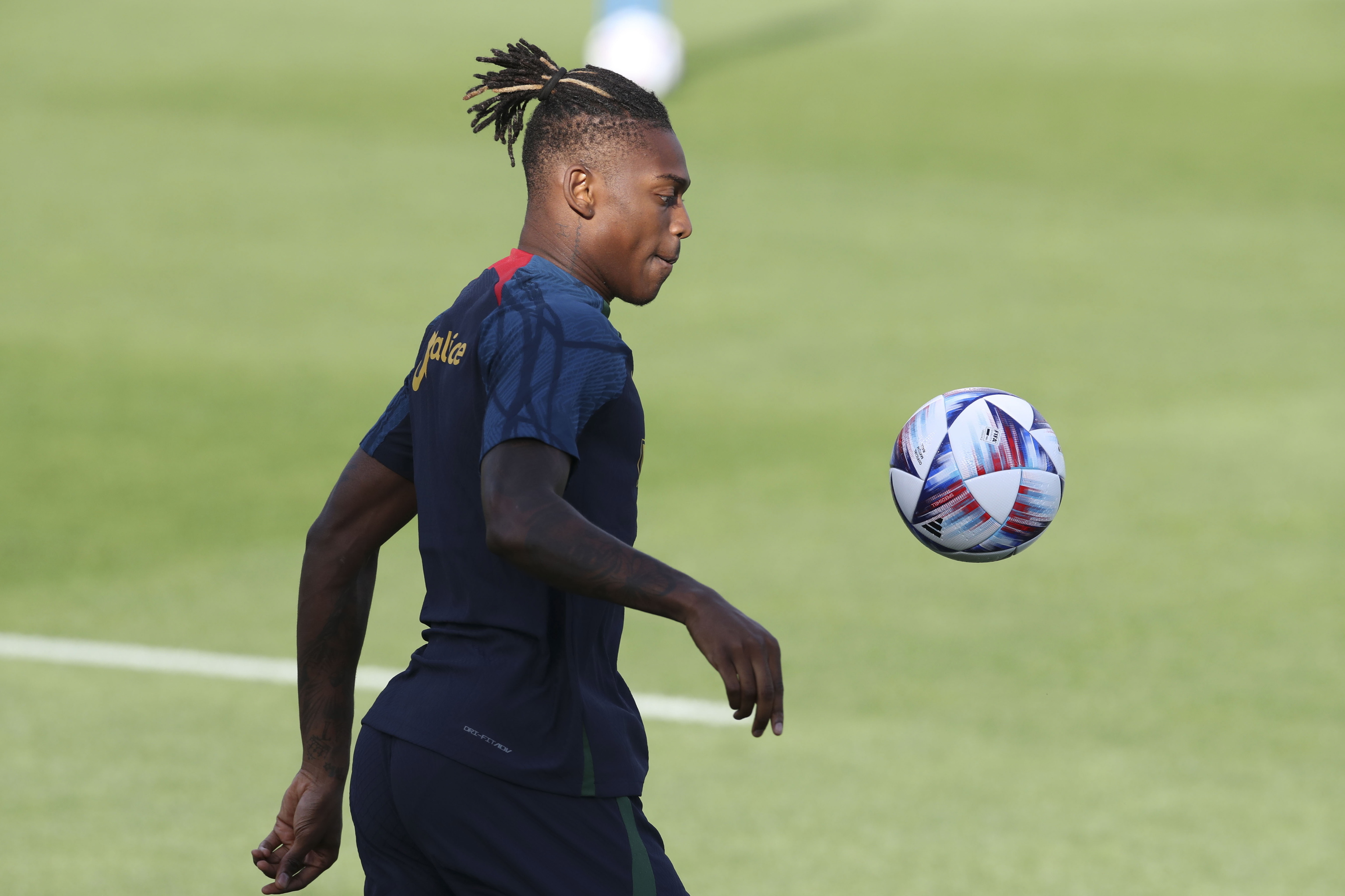 Leao, with the national team