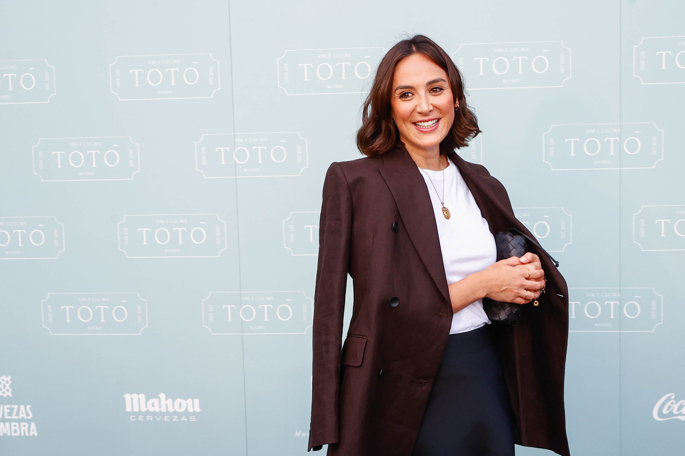 Tamara Falc, en la inauguracin de 'Toto' en Madrid.