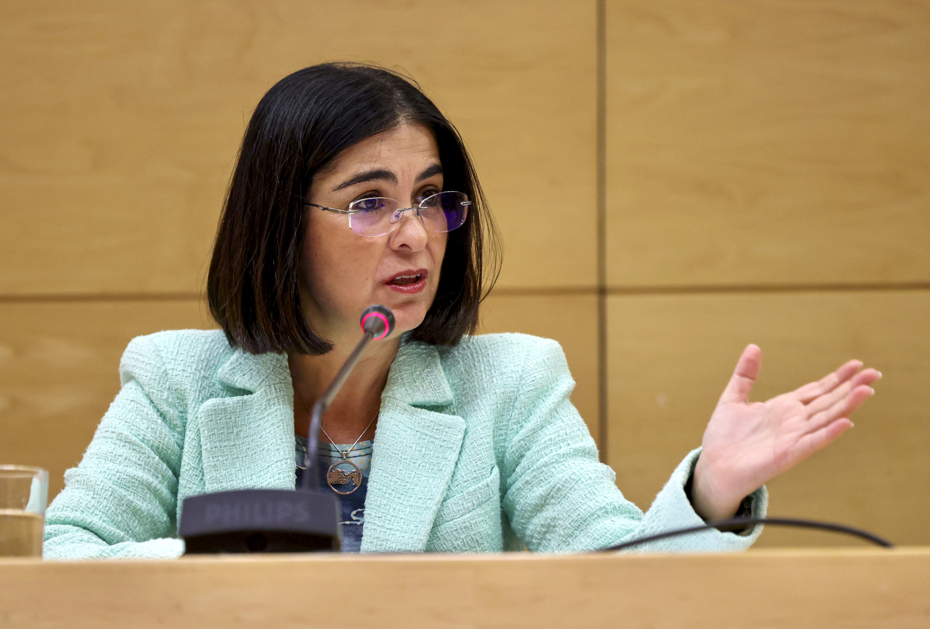 La ministra de Sanidad, Carolina Darias, en el XXX Congreso Nacional Derecho y Salud.
