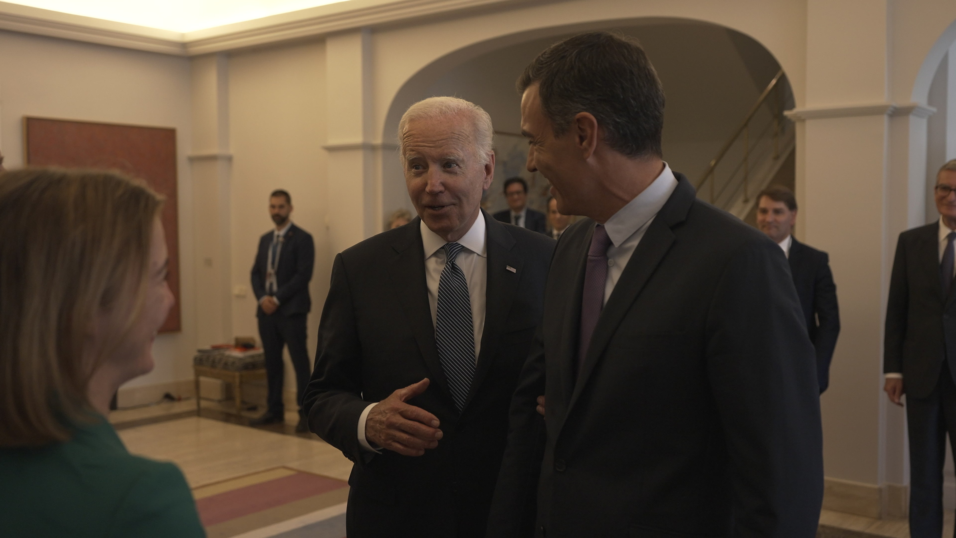Pedro Sánchez y Joe Biden, en la cumbre de la OTAN.