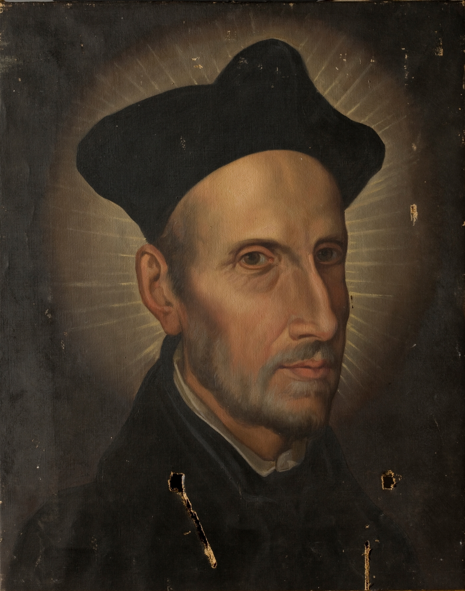 Retrato de San Francisco de Borja por el pintor Díaz de Carreño.