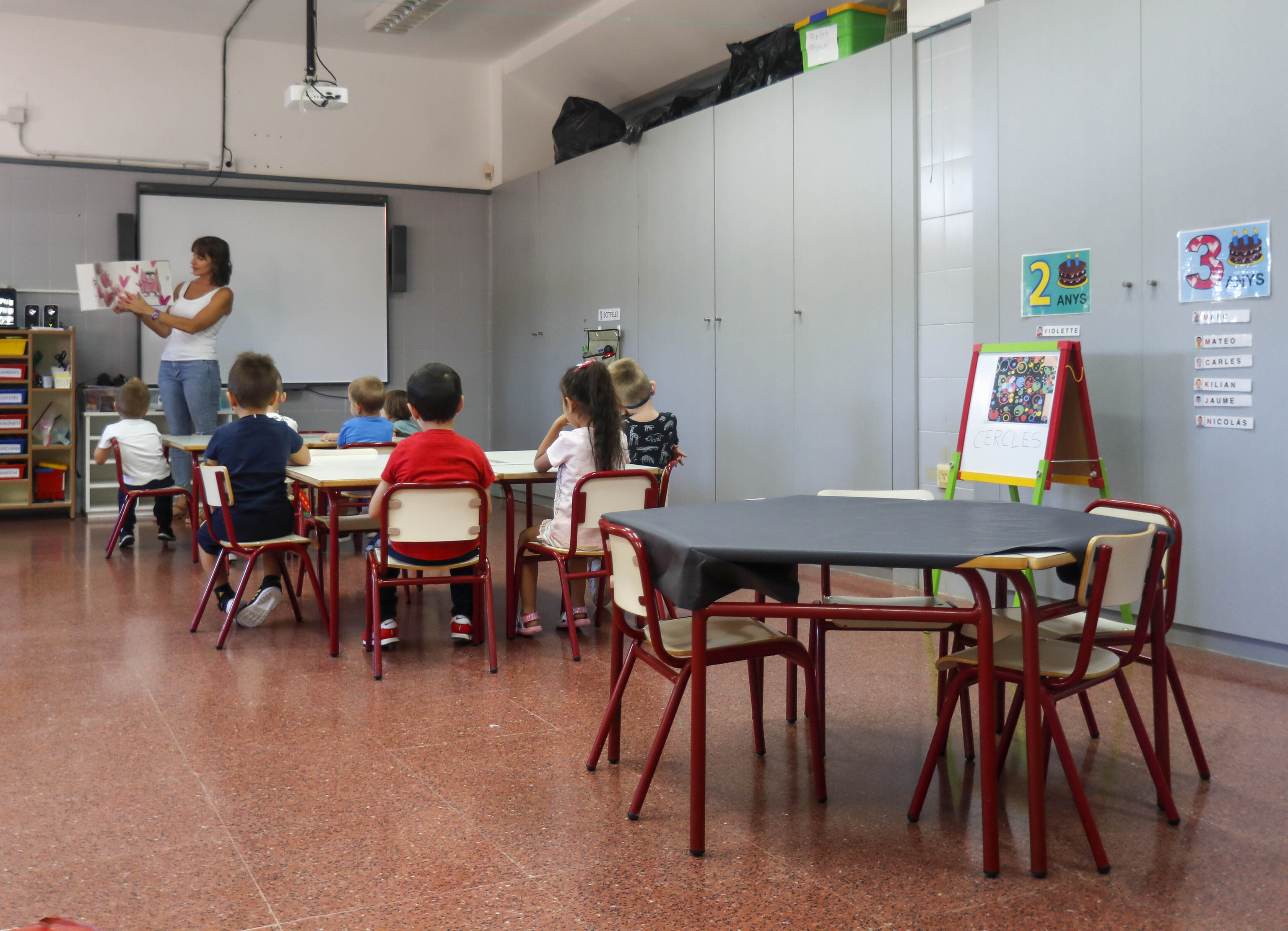 Ocho alumnos por clase en el colegio público Bertomeu Llorens i Royo de Catarroja (Valencia).
