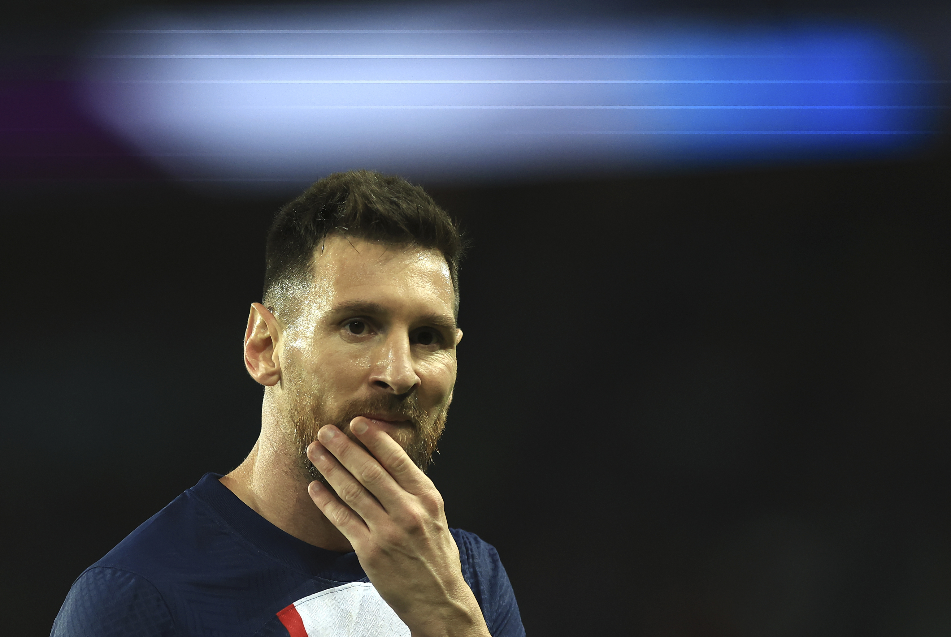 Messi durante el partido frente al Niza del pasado sábado.