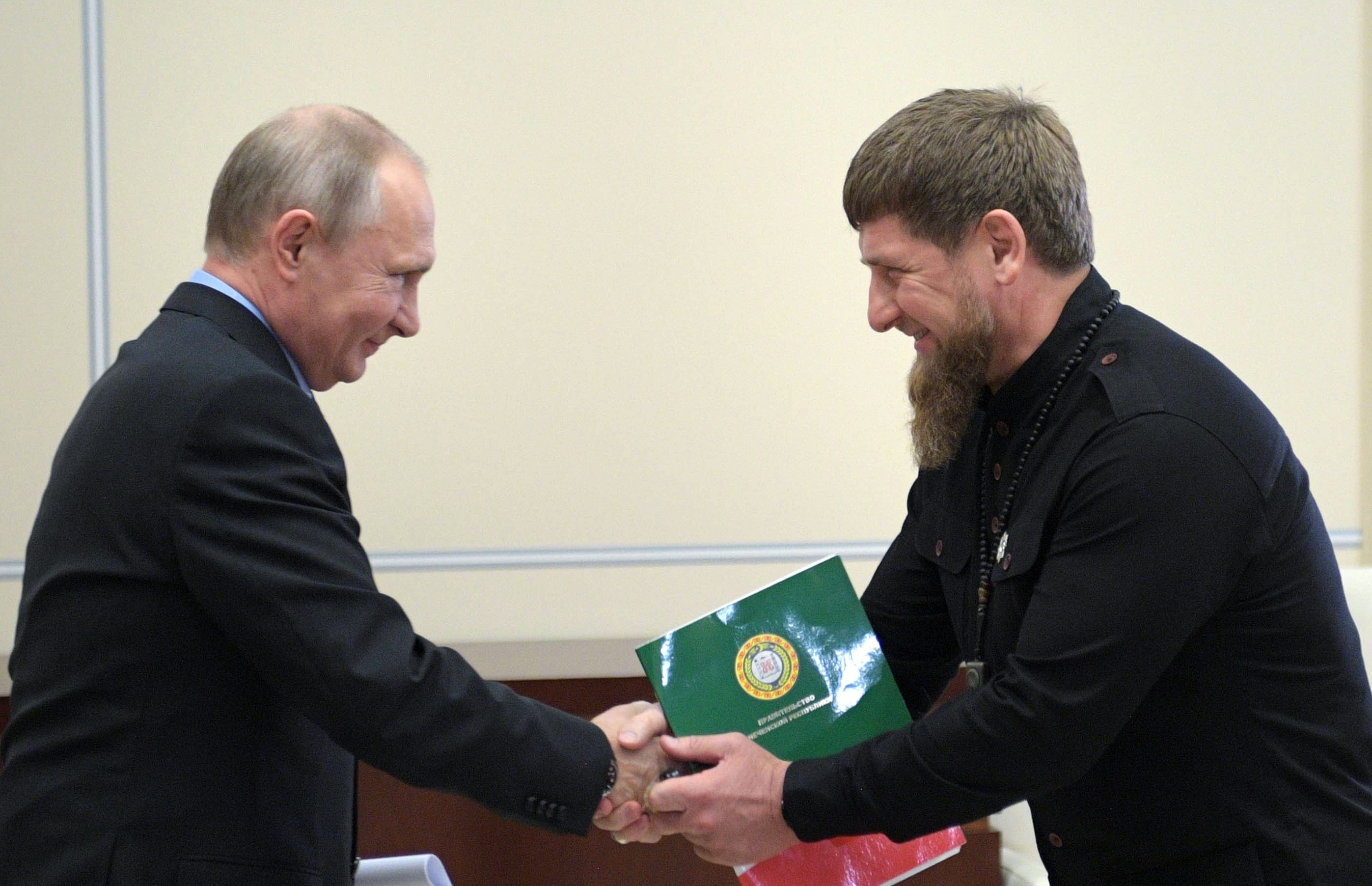 Vladimir Putin y Ramzan Kadirov