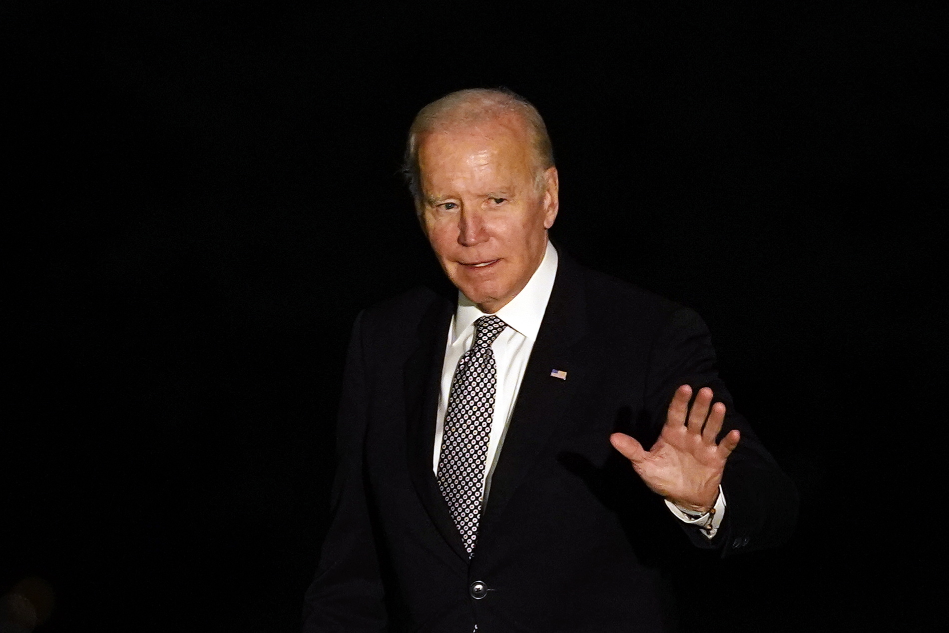 El presidente de EEUU, Joe Biden, llega al Jardín Sur de la Casa Blanca tras visitar Nueva York y Nueva Jersey, en Washington, DC, EEUU,