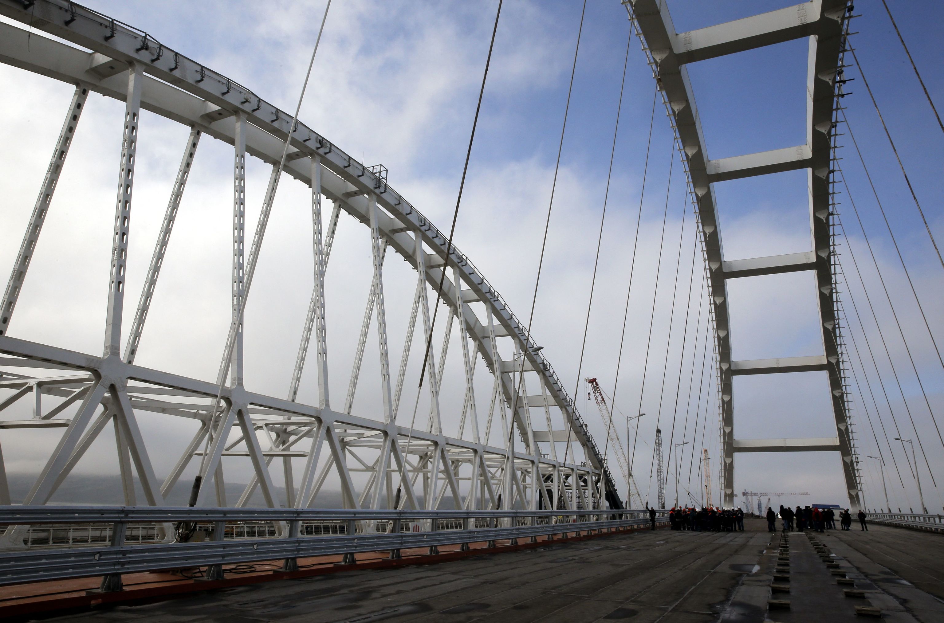construcción del puente de Crimea.