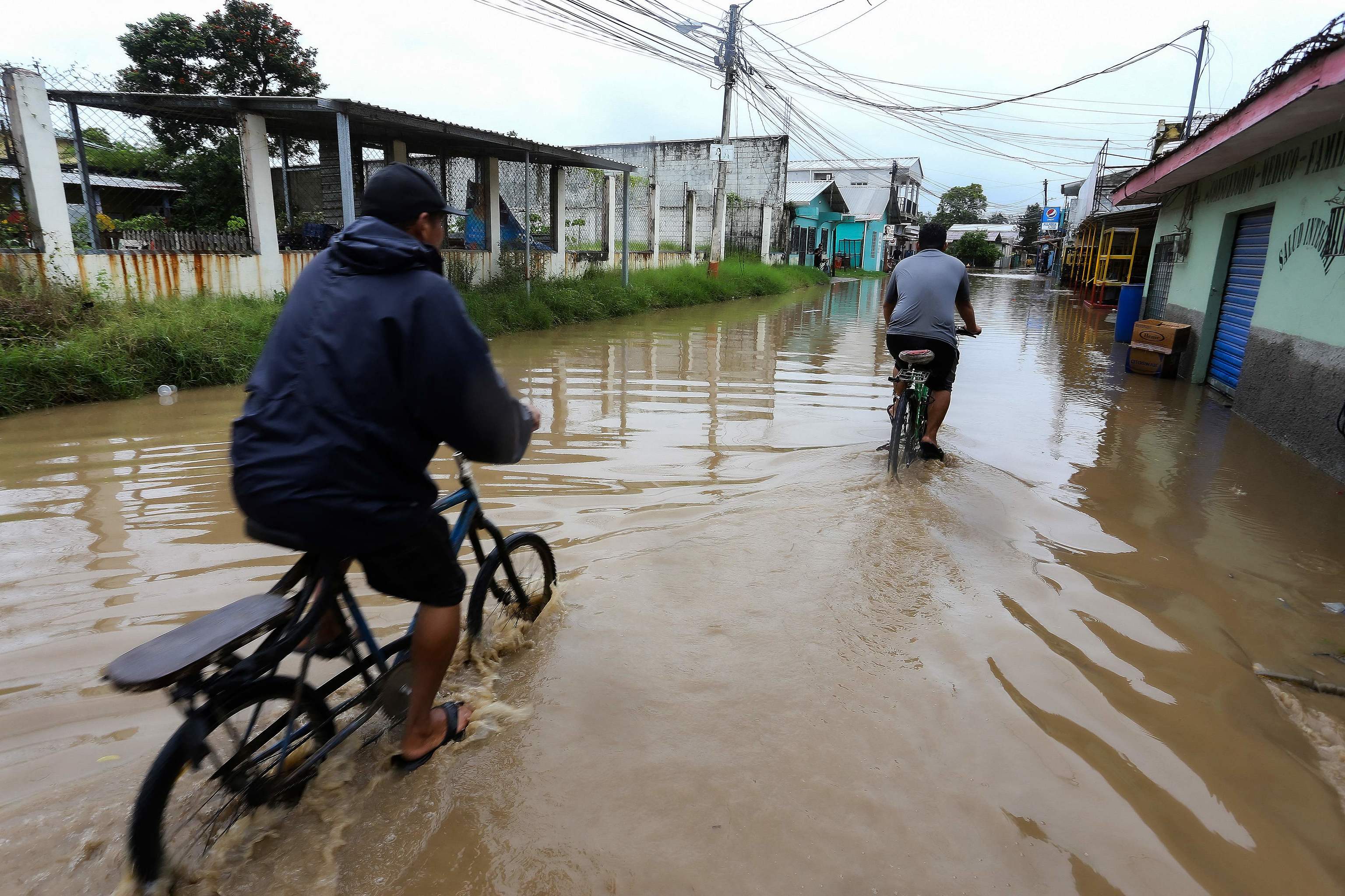 Imagen de las inundaciones en Honduras.