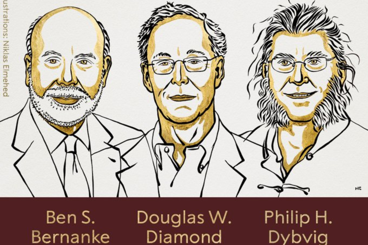 Ben Bernanke, Douglas Diamond y Philip Dybvig.