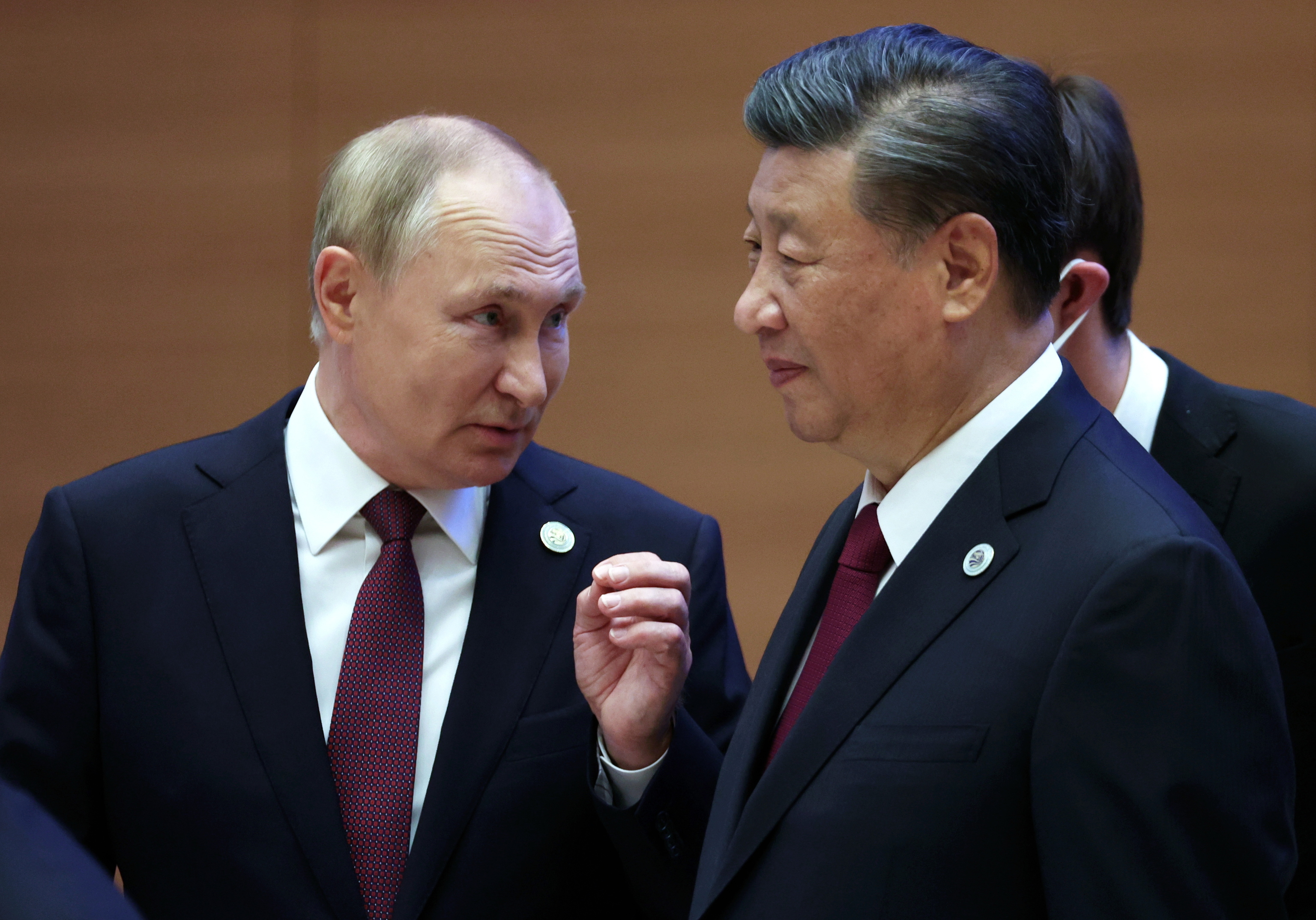 Vladimir Putin y Xi Jinping, en el encuentro de Uzbekistn.