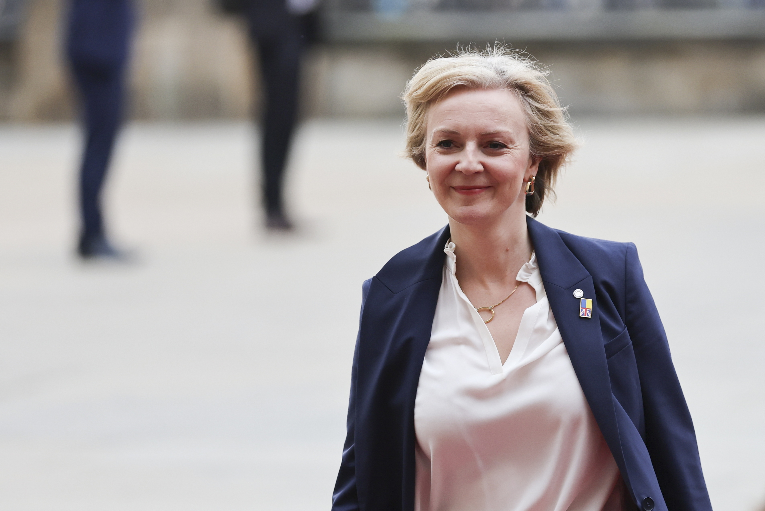 La primera ministra britnica, Liz Truss, la pasada semana durante la cumbre europea en Praga