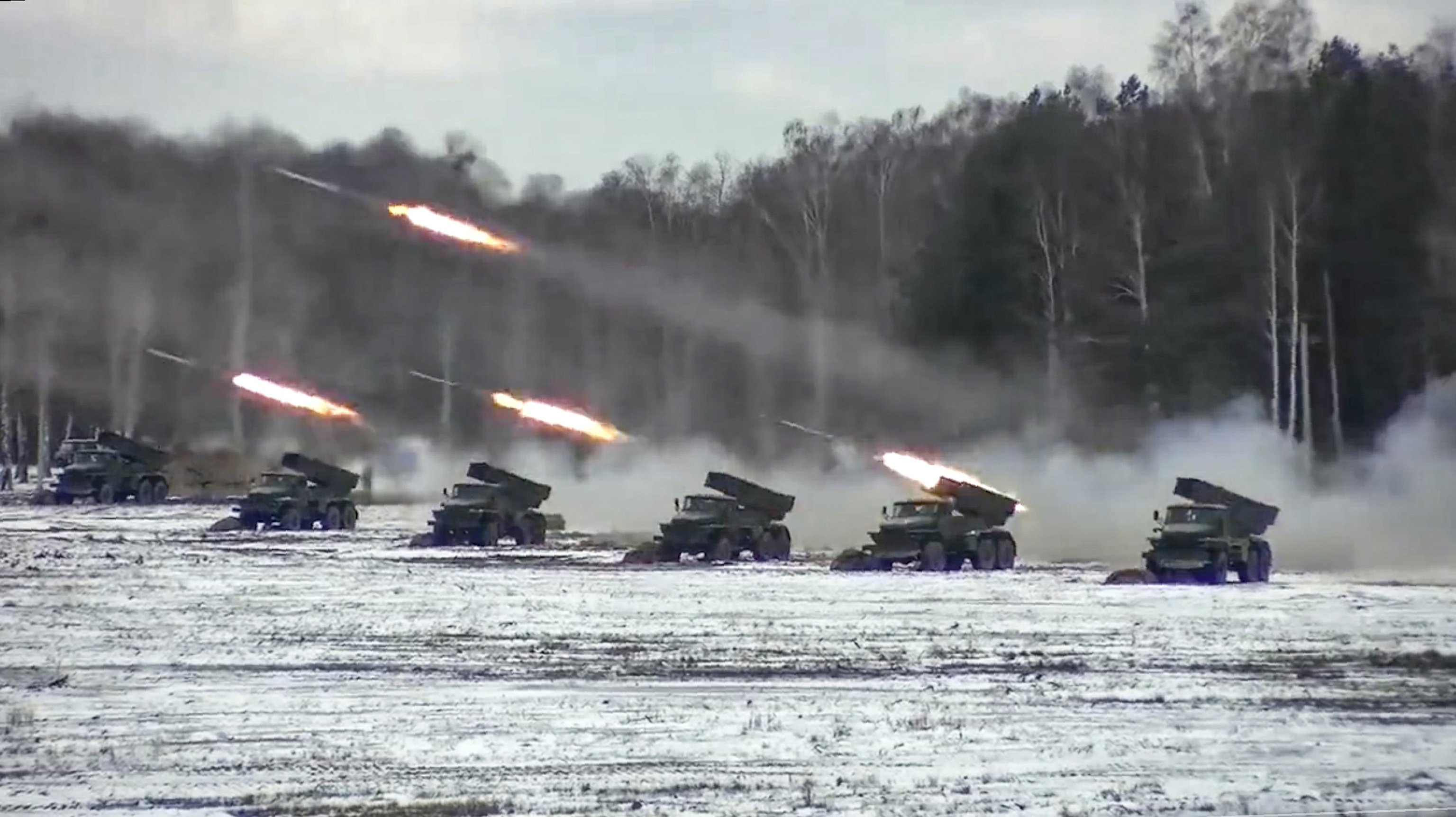 Recientes ejercicios militares conjuntos entre Minsk y Mosc en Bielorrusia.