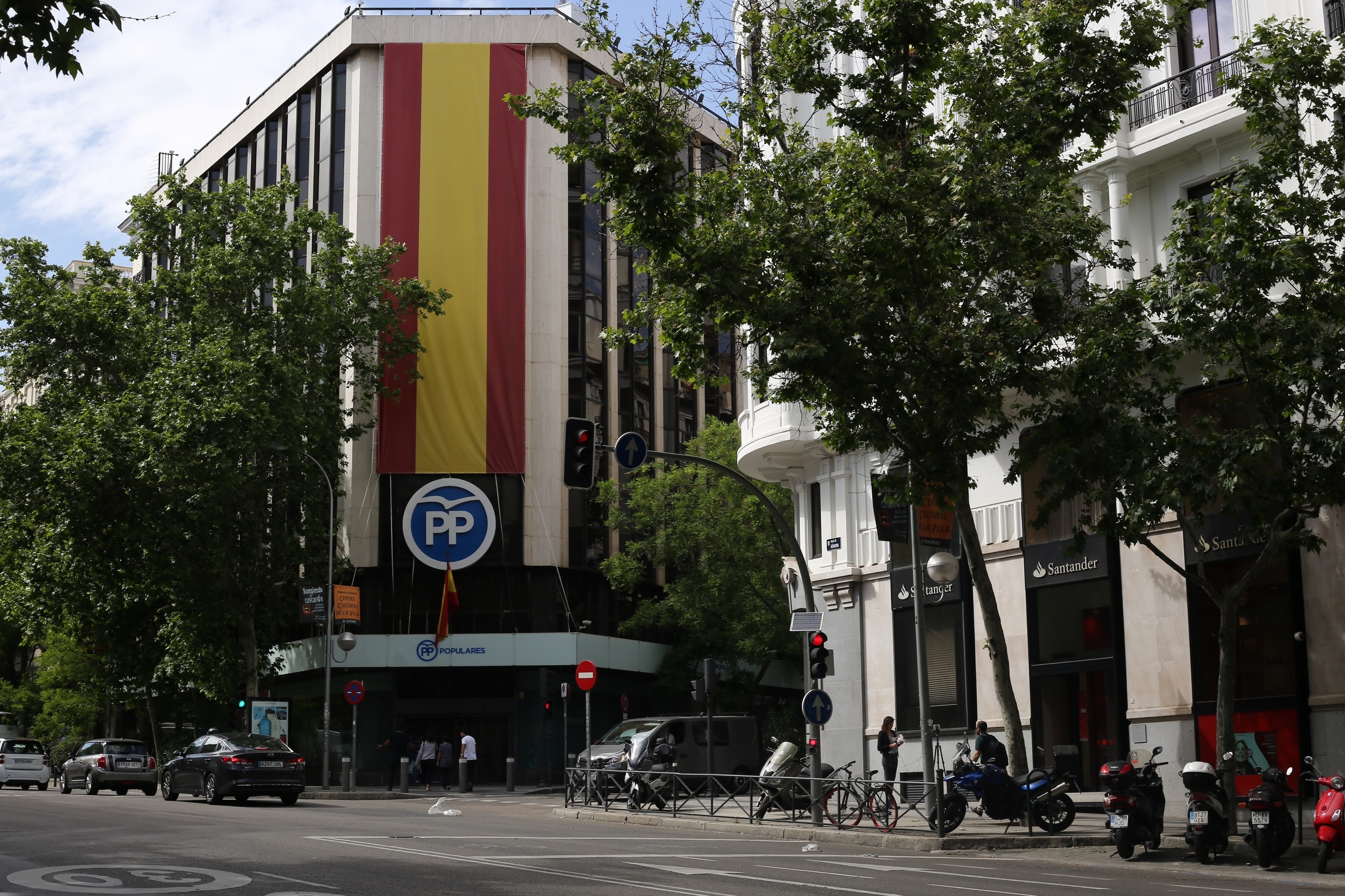 Sede central del PP en la calle Génova de Madrid.