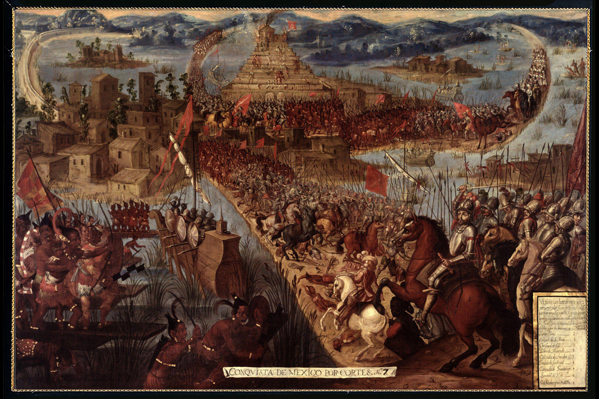 La sociedad tlaxcala, aliada de los espaoles en la conquista de Mxico, es un ejemplo de democracia no europea del siglo XVI.