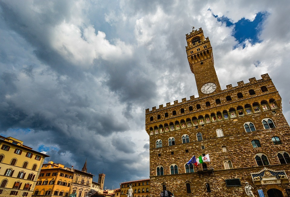 El Palazzo Vecchio de Florencia.