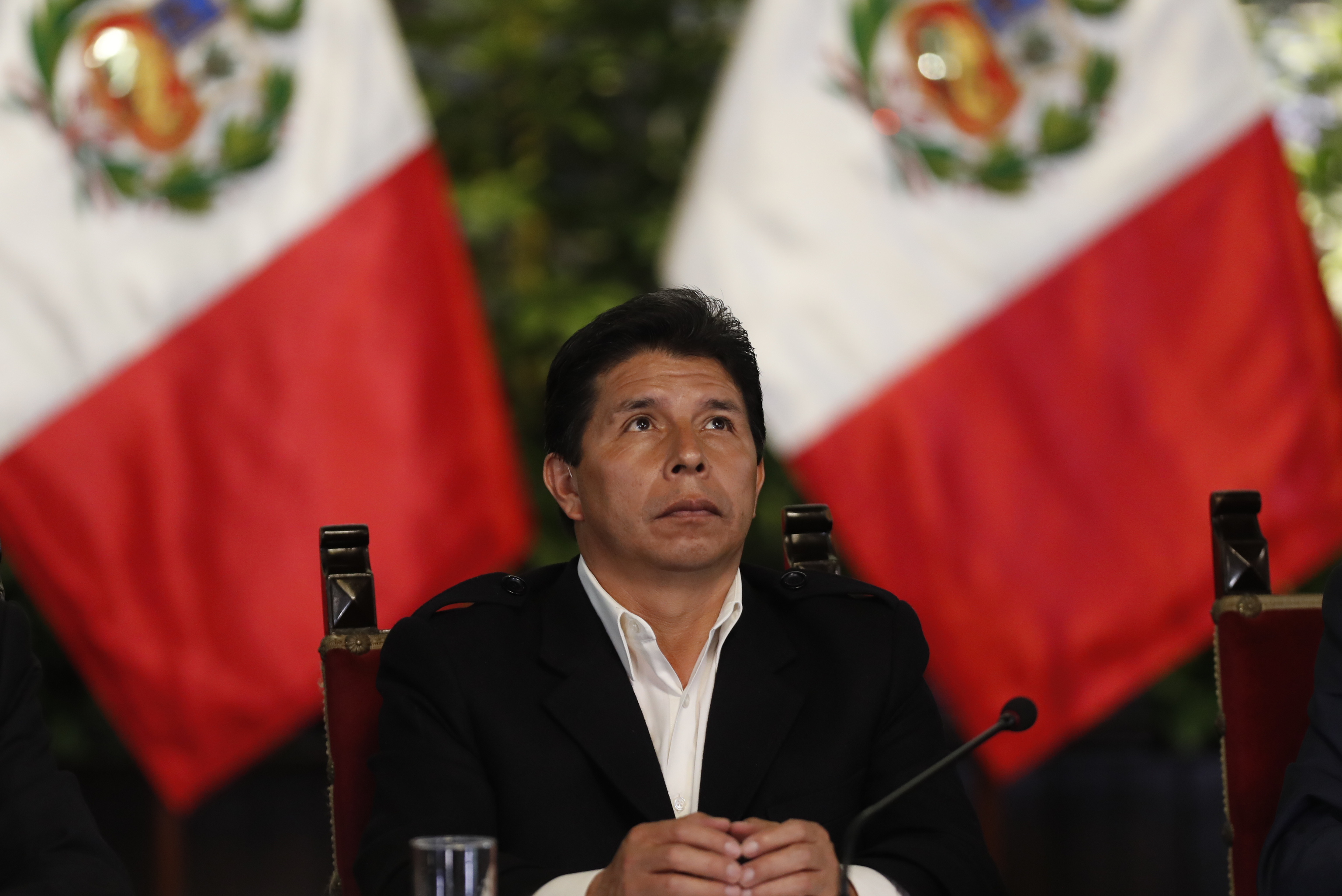 Imagen reciente del presidente de Perú, Pedro Castillo