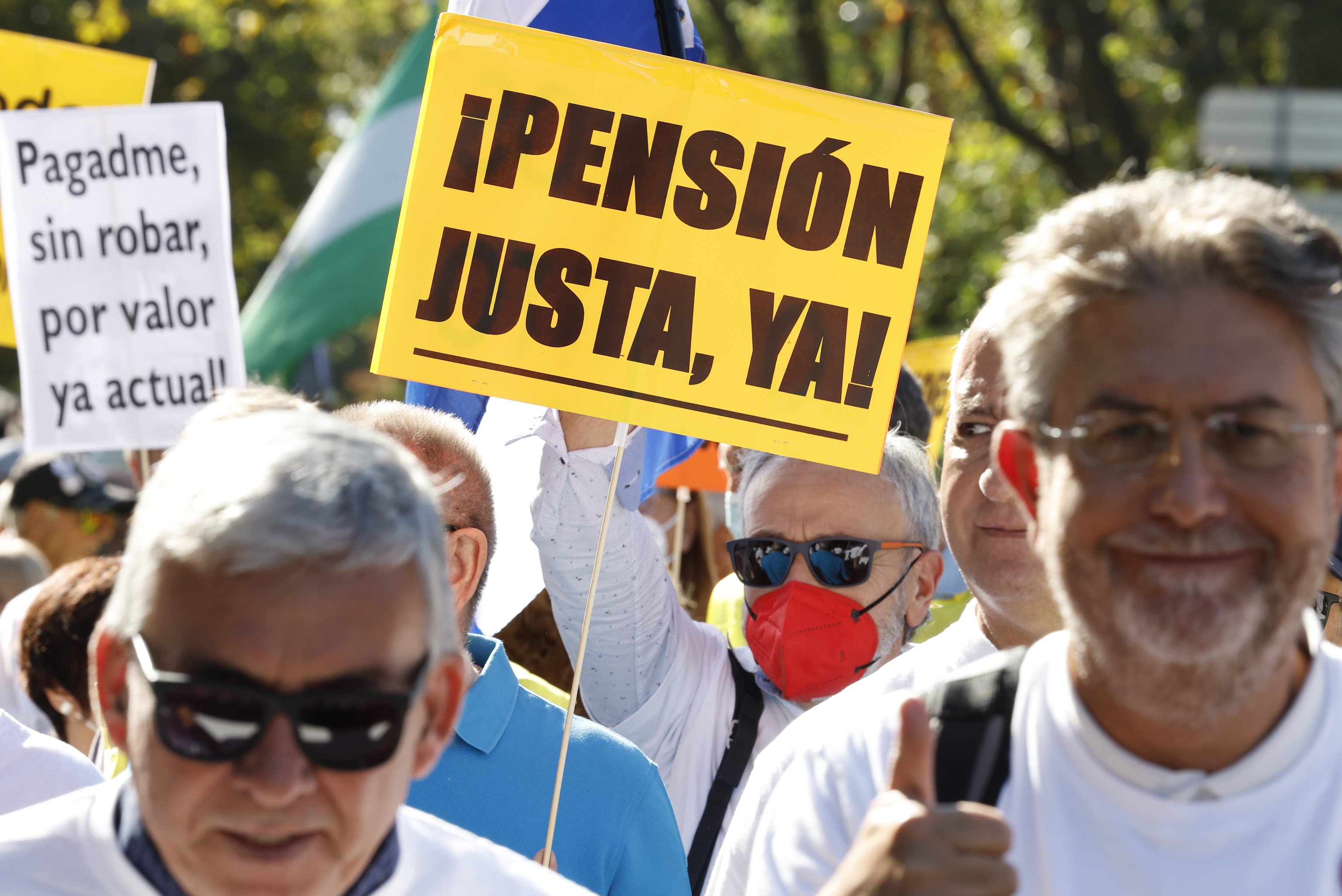 Manifestacin de pensionistas este sbado en Madrid