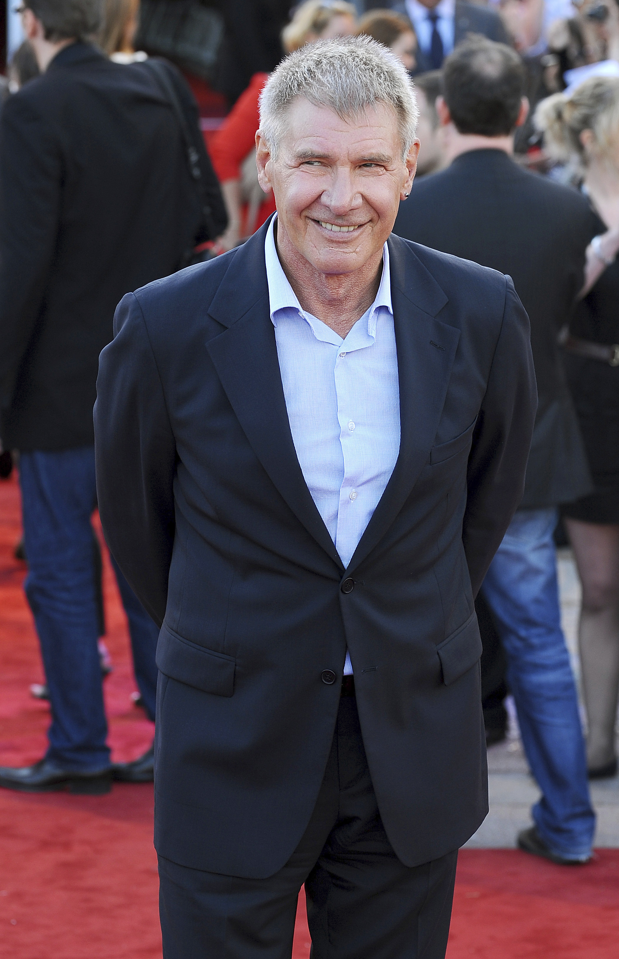 El actor Harrison Ford, en el estreno de 'Cowboys and Aliens' , en Londres.