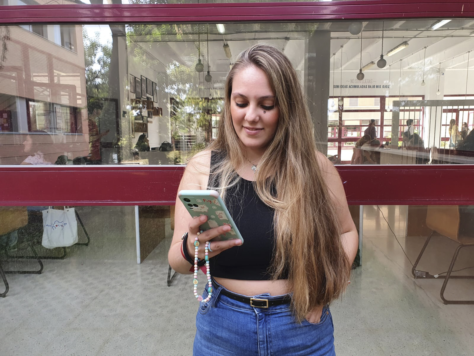 Lorena Vegas, estudiante de la Universidad de Málaga.