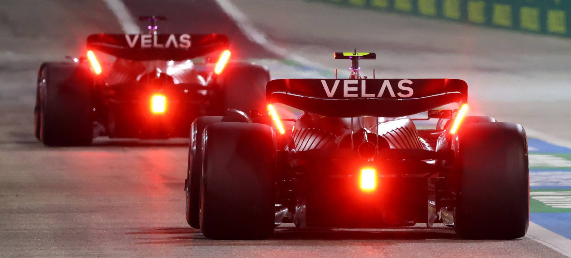 The Ferraris, with their 'blockchain' signature.
