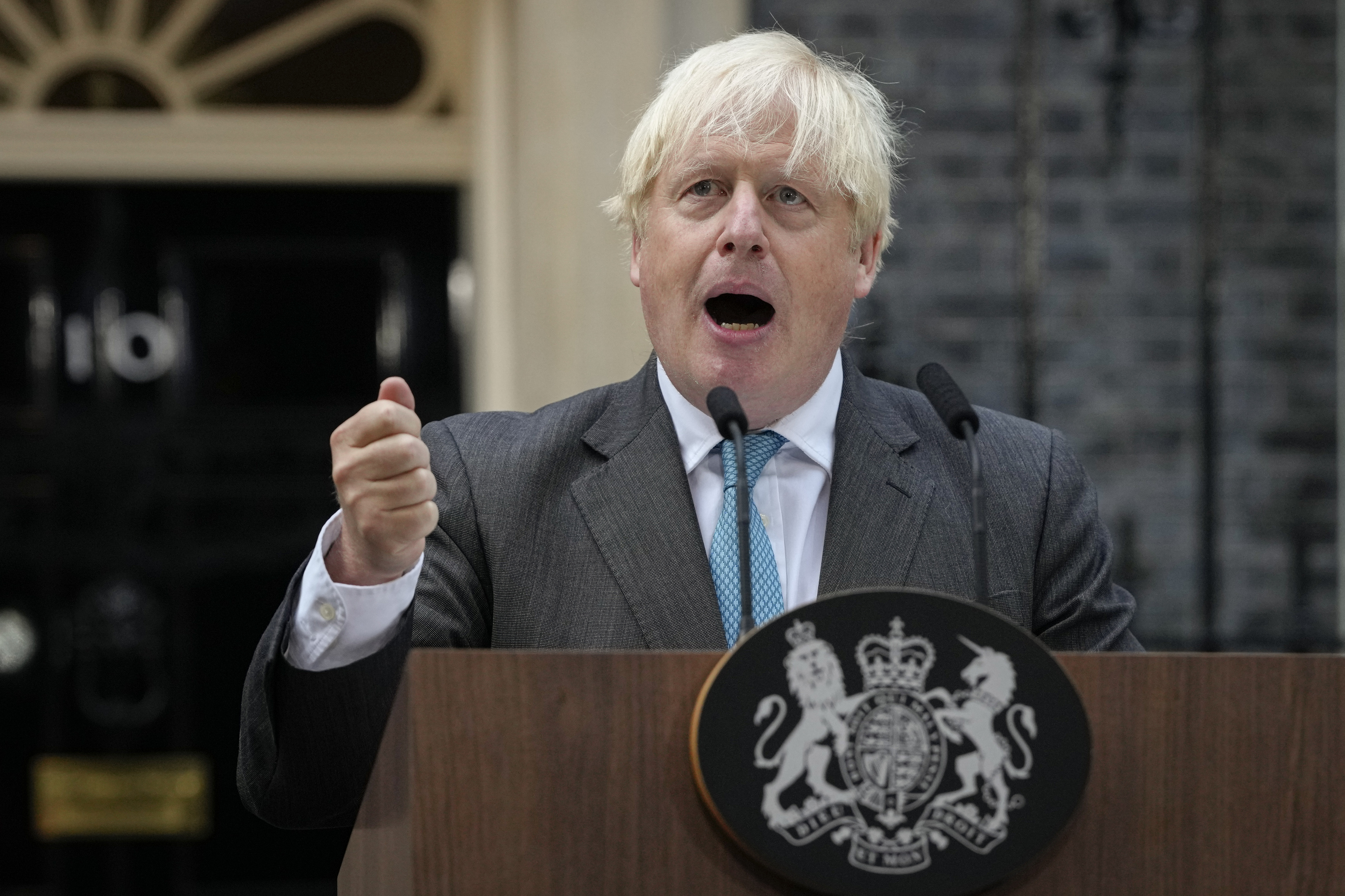 El ex'premier' britnico, Boris Johnson, en una imagen del pasado septiembre frente a Downing Street
