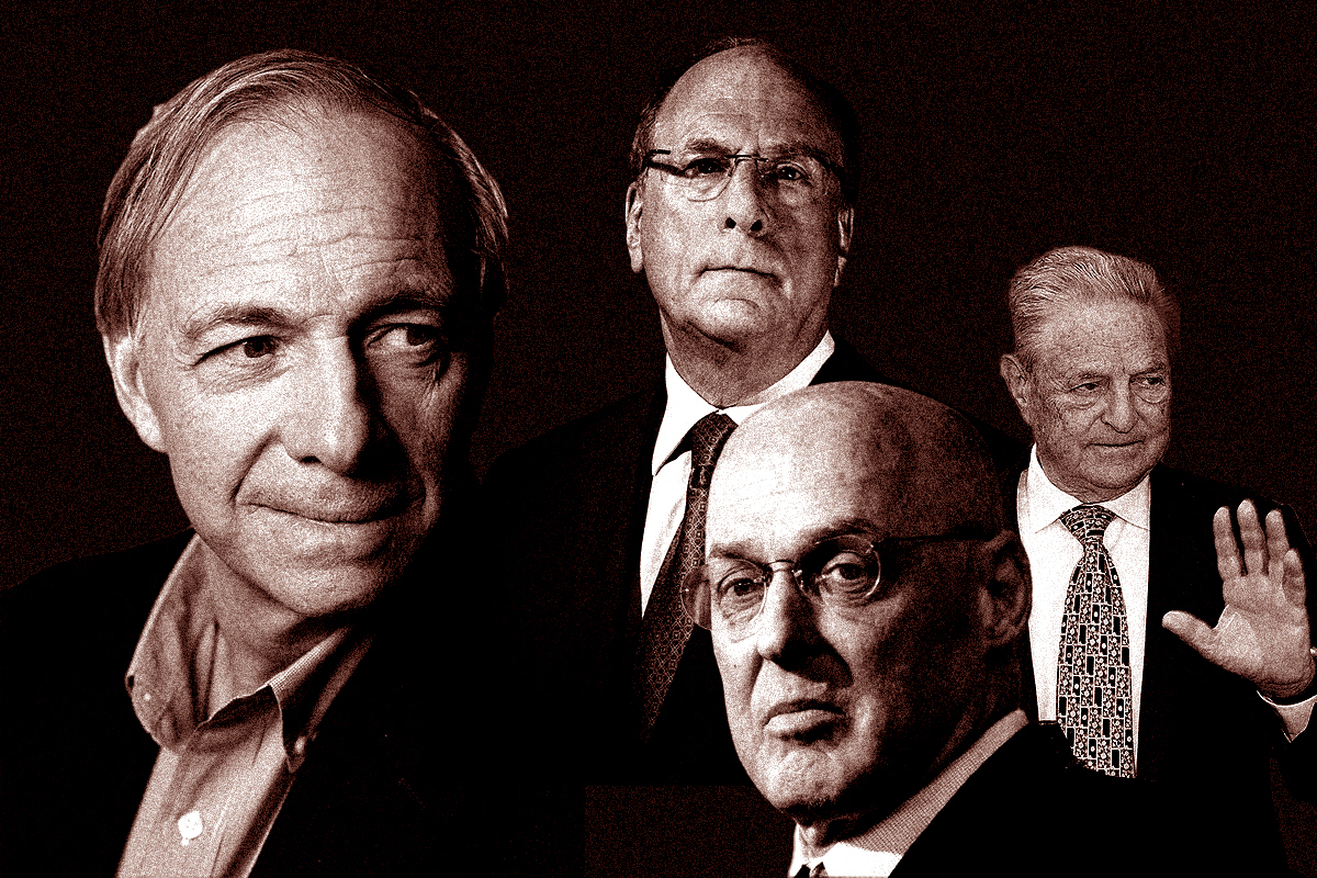 Dalio, Fink, Soros... deben parte de su fortuna a la banca en la sombra.
