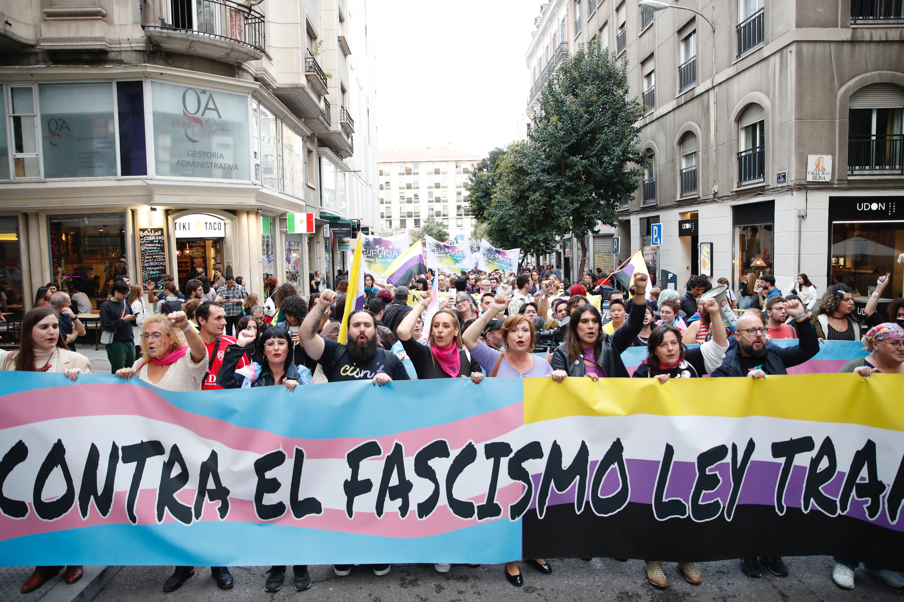 Manifestacin a favor de la Ley Trans, el sbado 22 en Madrid.