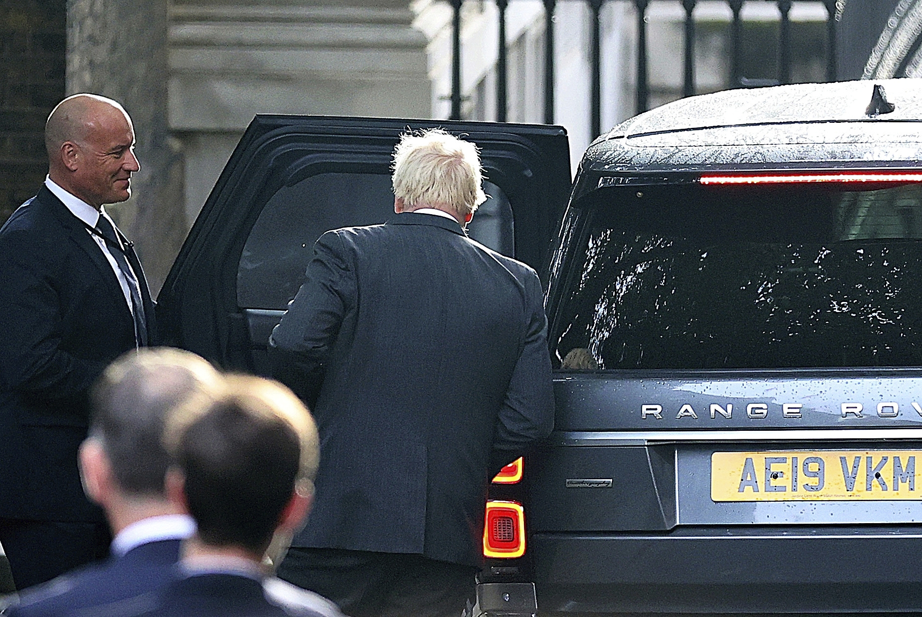 El ex 'premier' británico Boris Johnson, este domingo, en Londres.