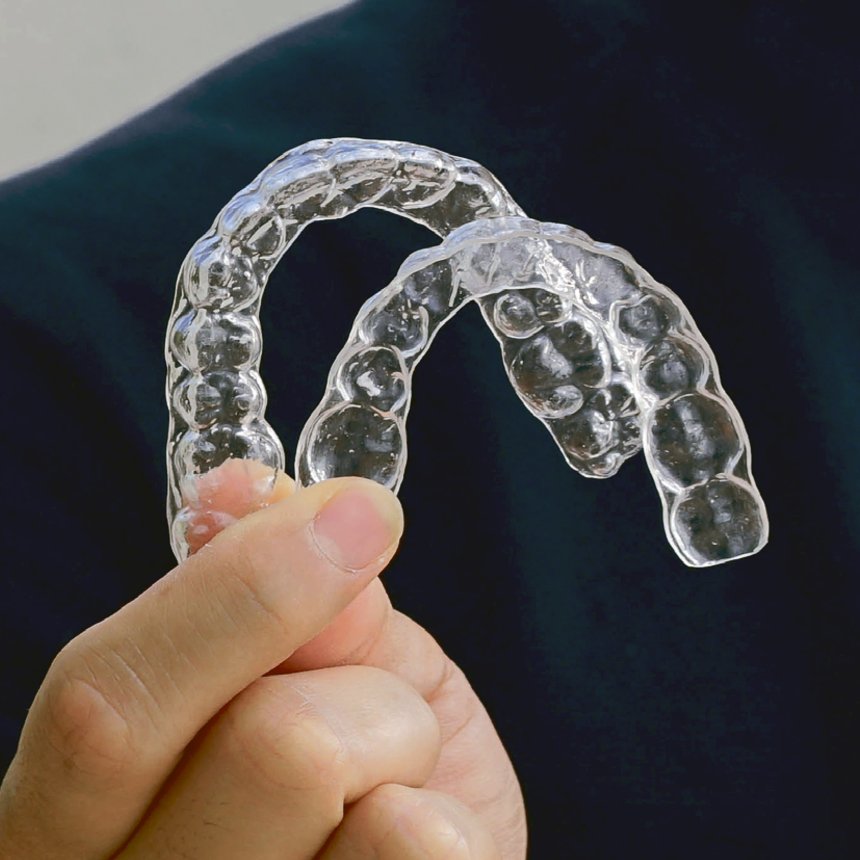 Imagen de ortodoncia invisible, uno de los tratamientos de ortodoncia más demandados.