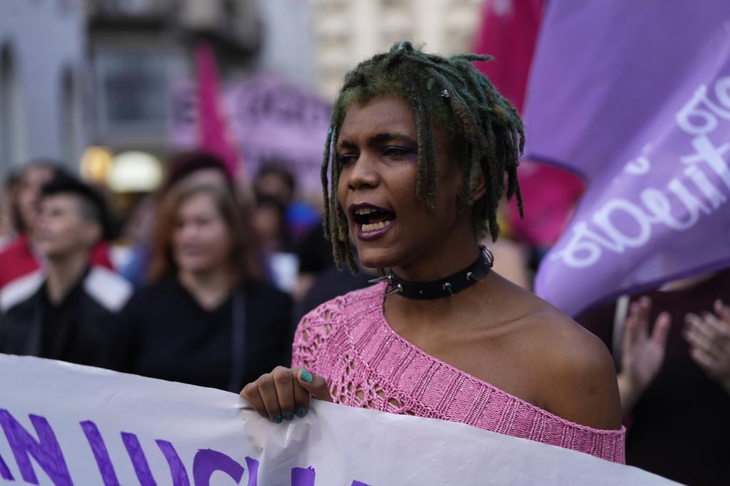 Manifestación en favor de la la Ley Trans celebrada en Madrid en octubre del año pasado..