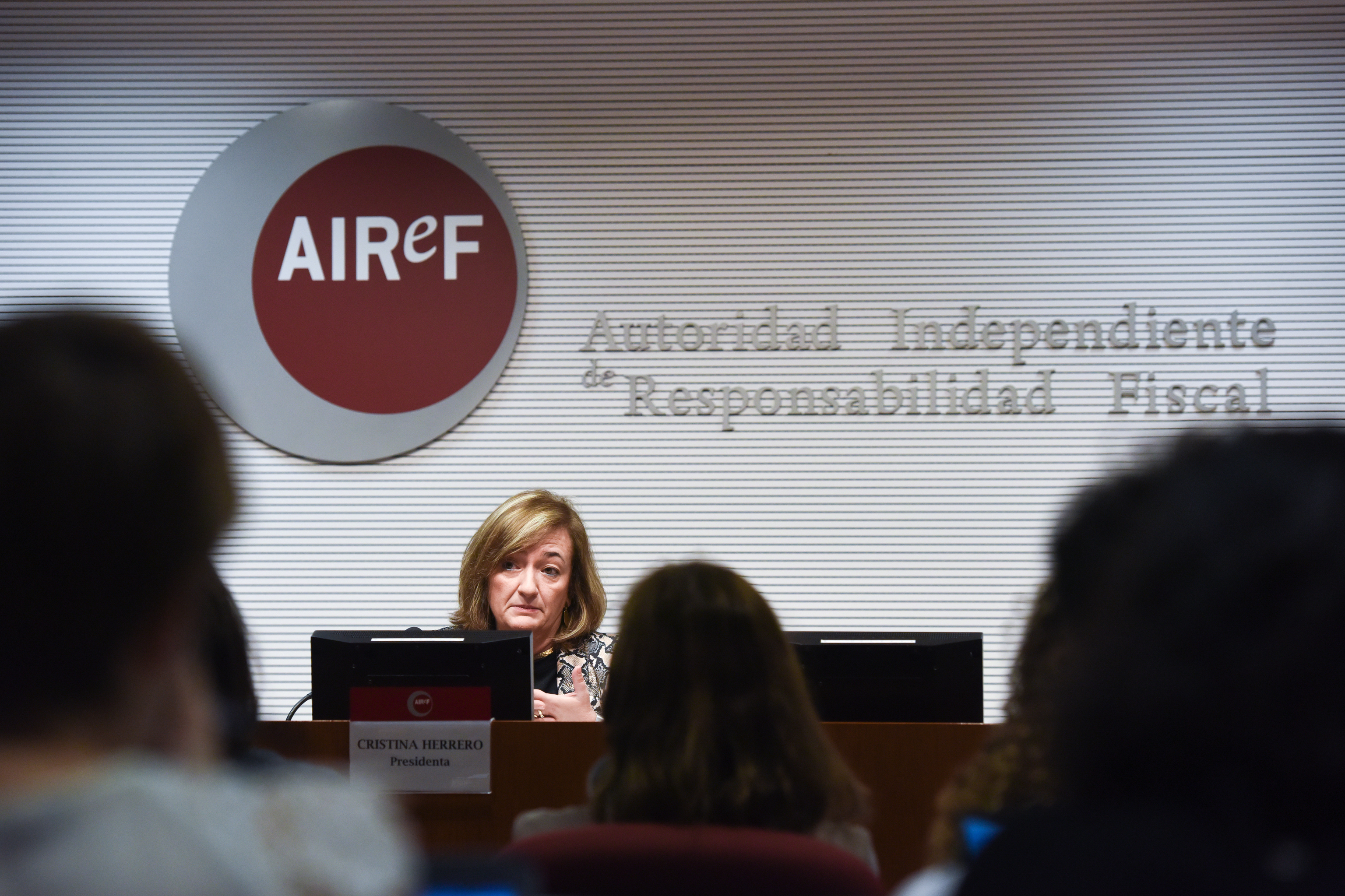 La presidente de la AIReF, Cristina Herrero.