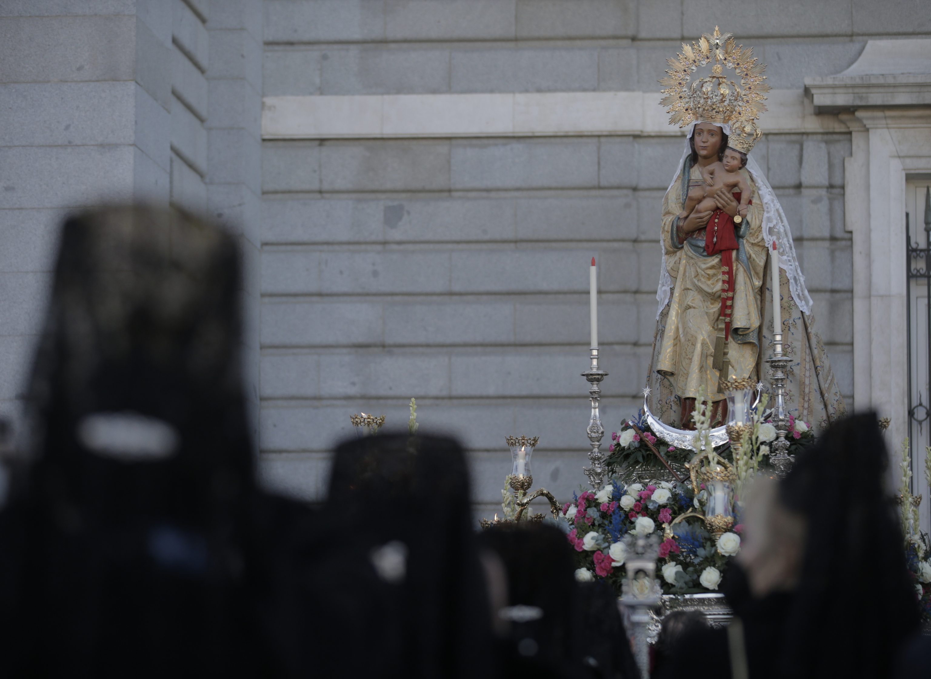 Virgen de La Almudena en Madrid