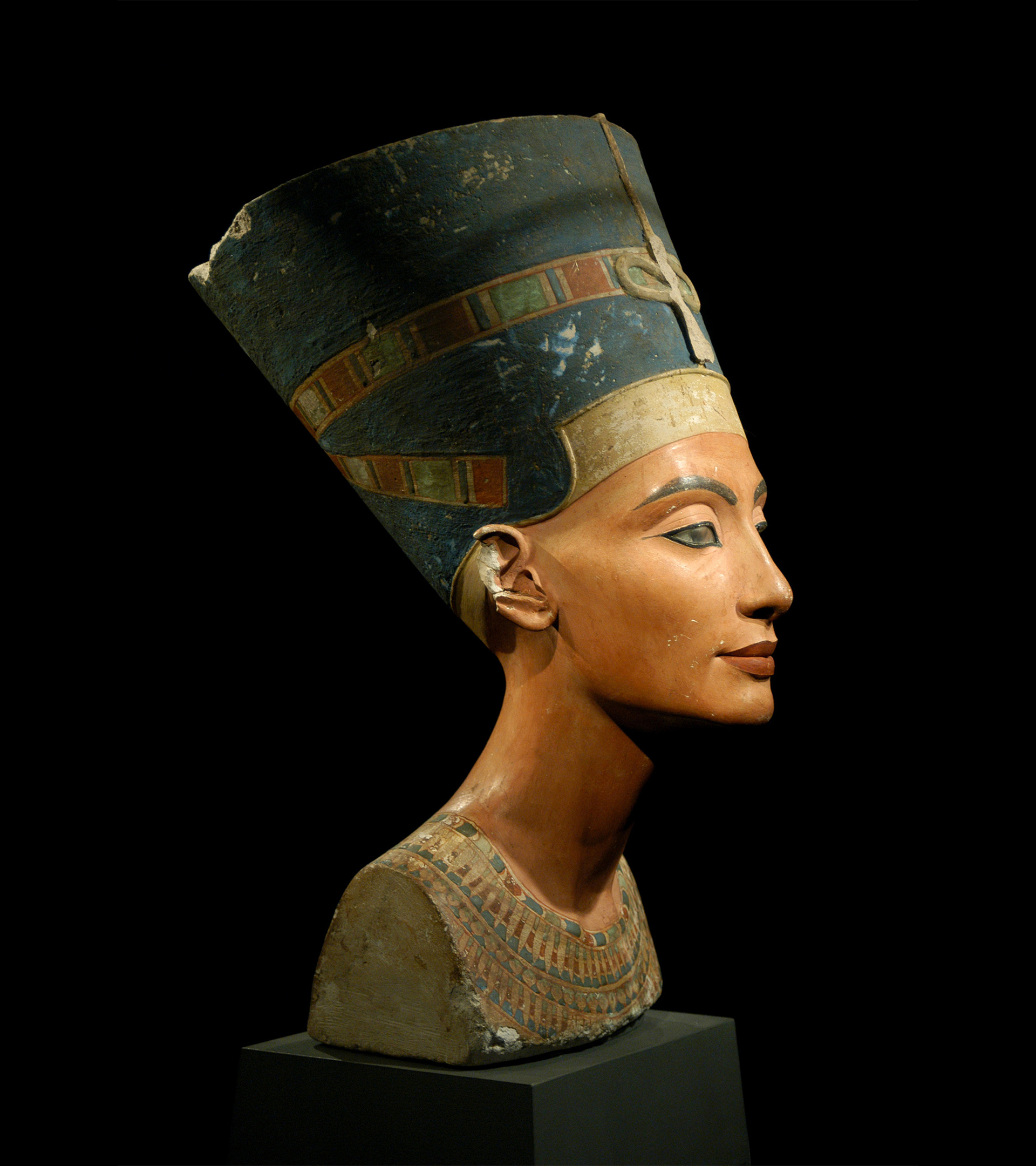 El Busto de Nefertiti, en el Museo Neues de Berln.