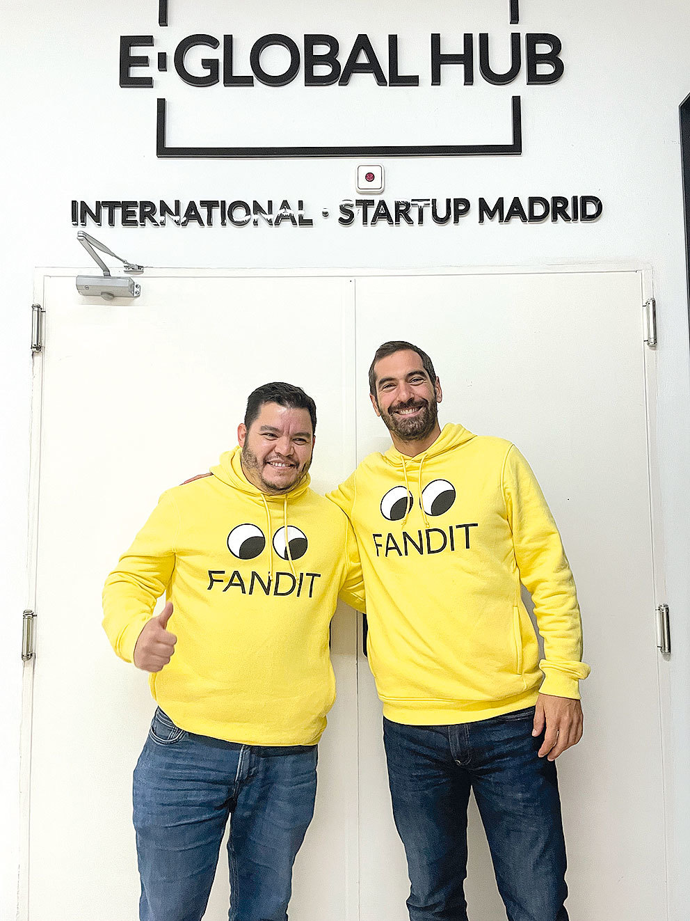 Manuel Rosa y Pedro Robles, cofundadores de FANDIT