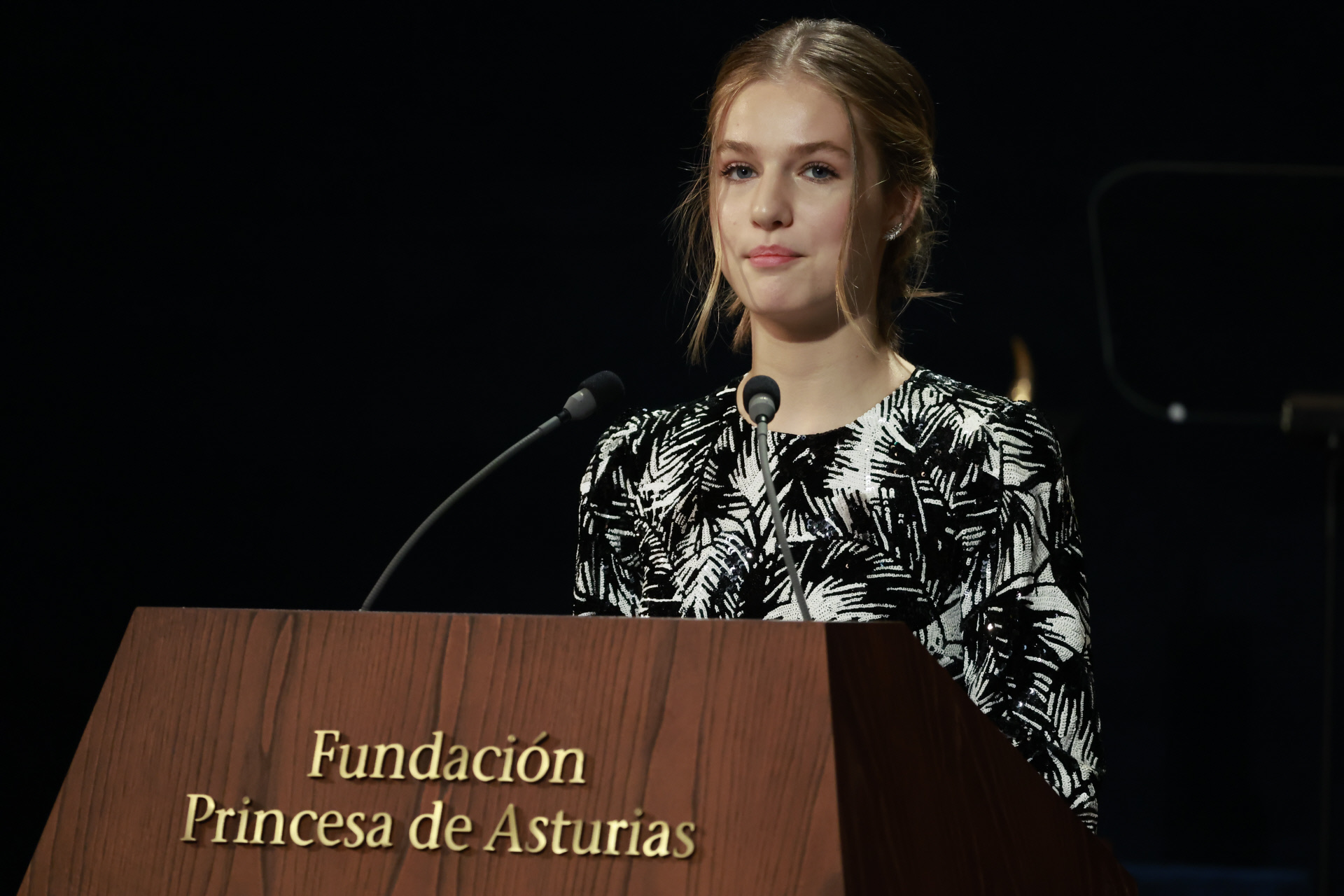 La Princesa de Asturias en octubre pasado, durante la entrega de los premios que llevan su nombre.