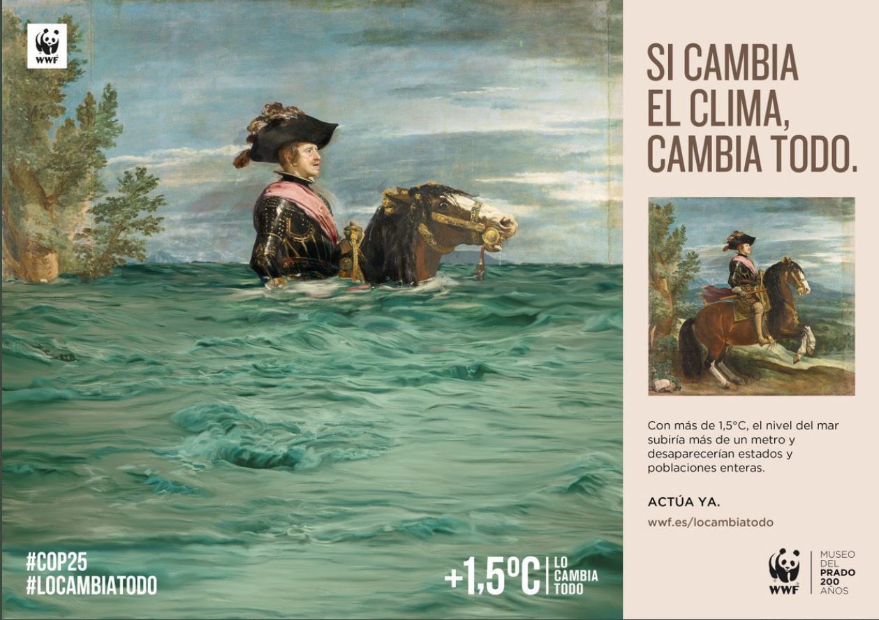 Campaa contra el cambio climtico del Museo del Prado