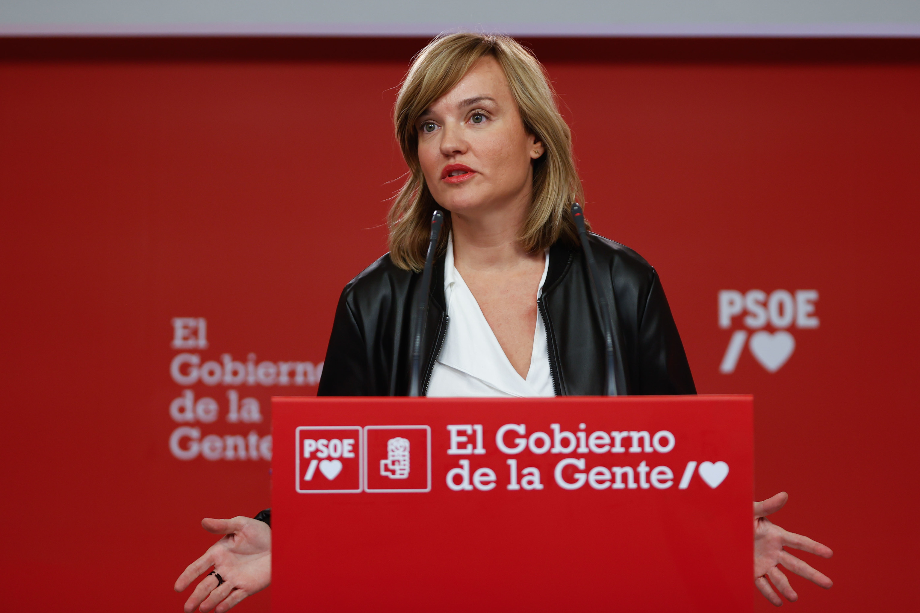 Pilar Alegra, portavoz del PSOE.