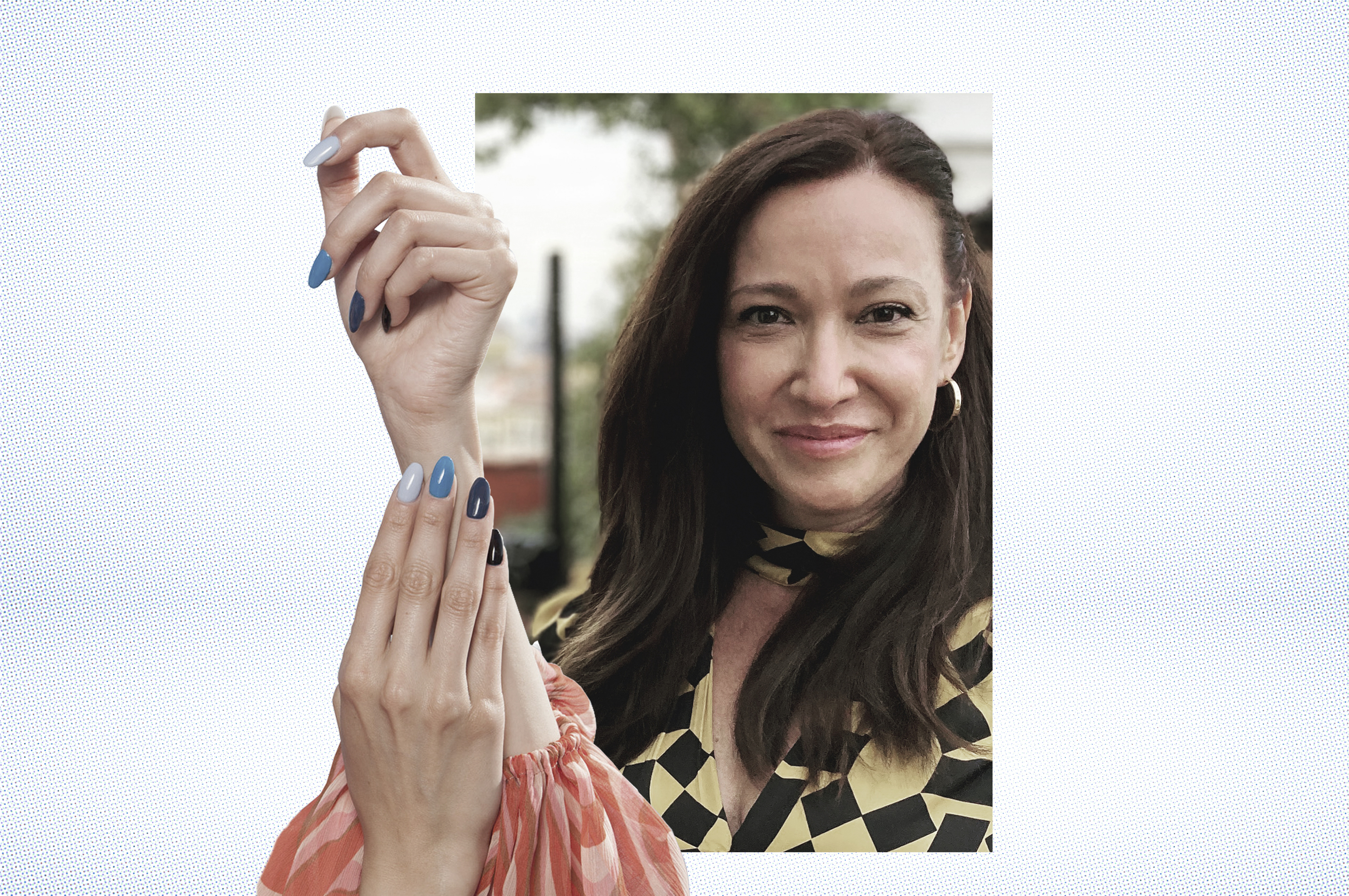 Yolanda Beltrn, creadora y directora general de Nails Factory, y una de las propuestas de manicura de la marca.