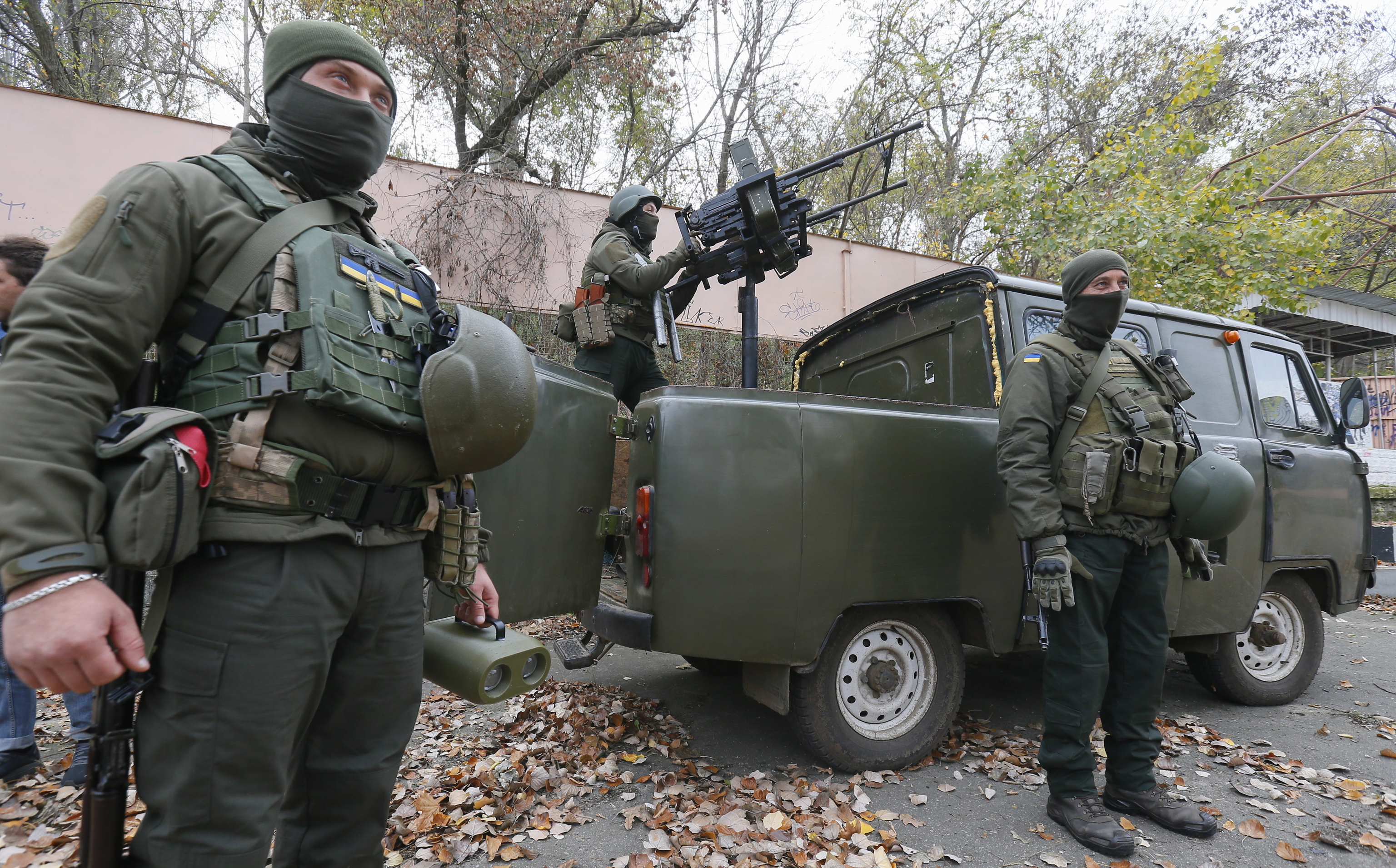 Soldados ucranianos en Mykolaiv.