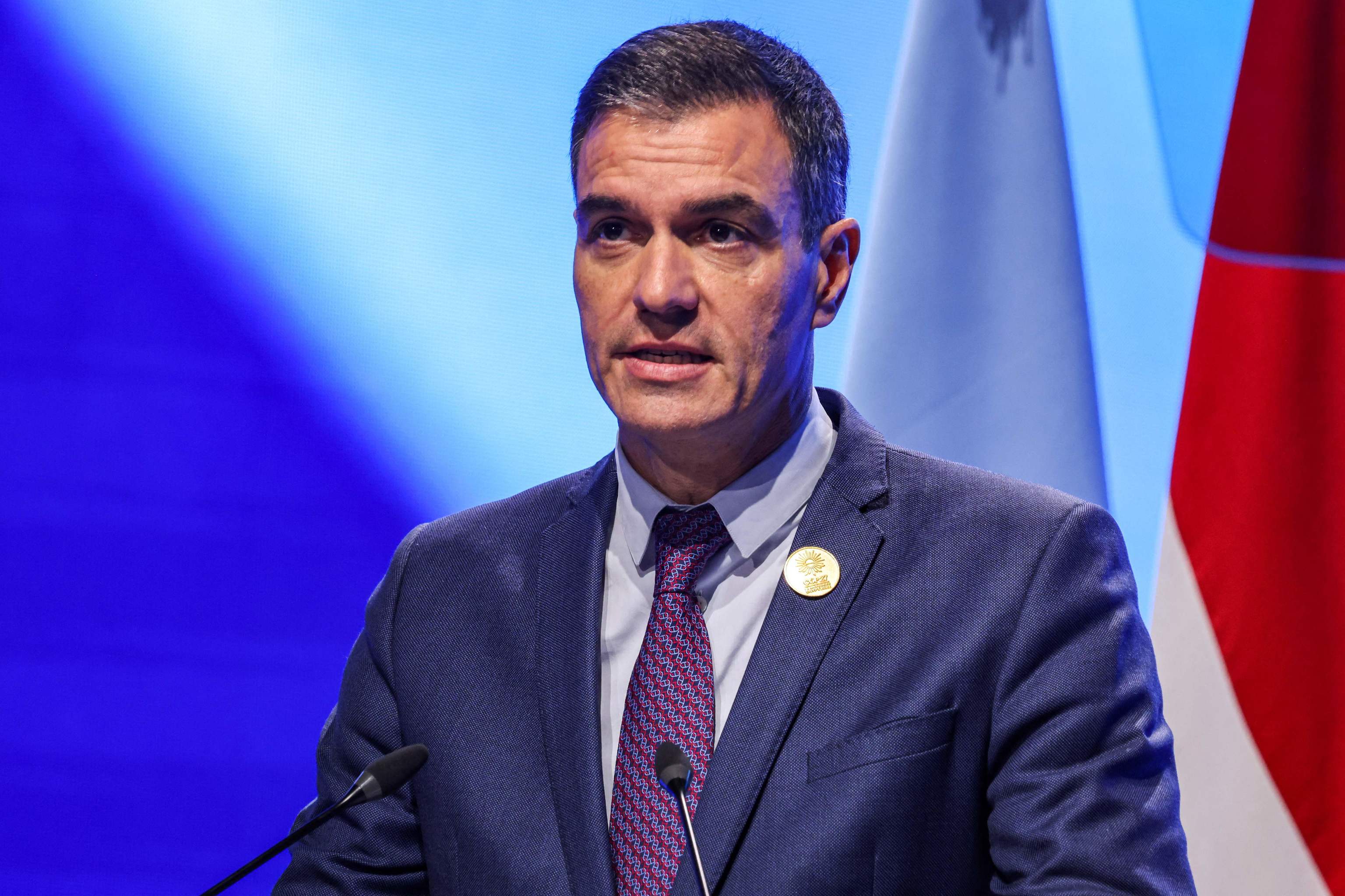 El presidente del Gobierno, Pedro Snchez, en la COP27.