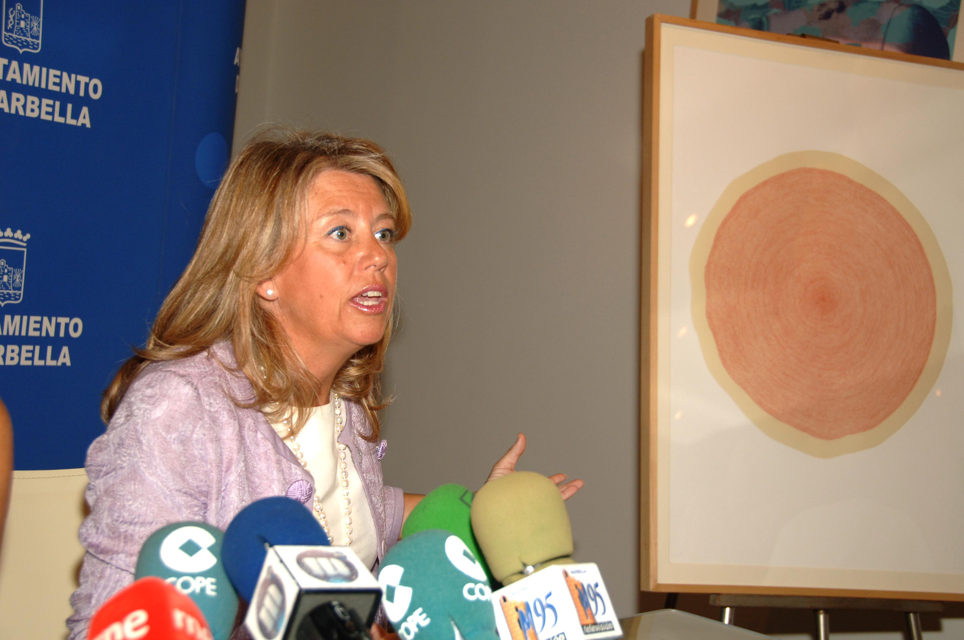 La senadora del PP y alcaldesa de Marbella, ngeles Muoz.