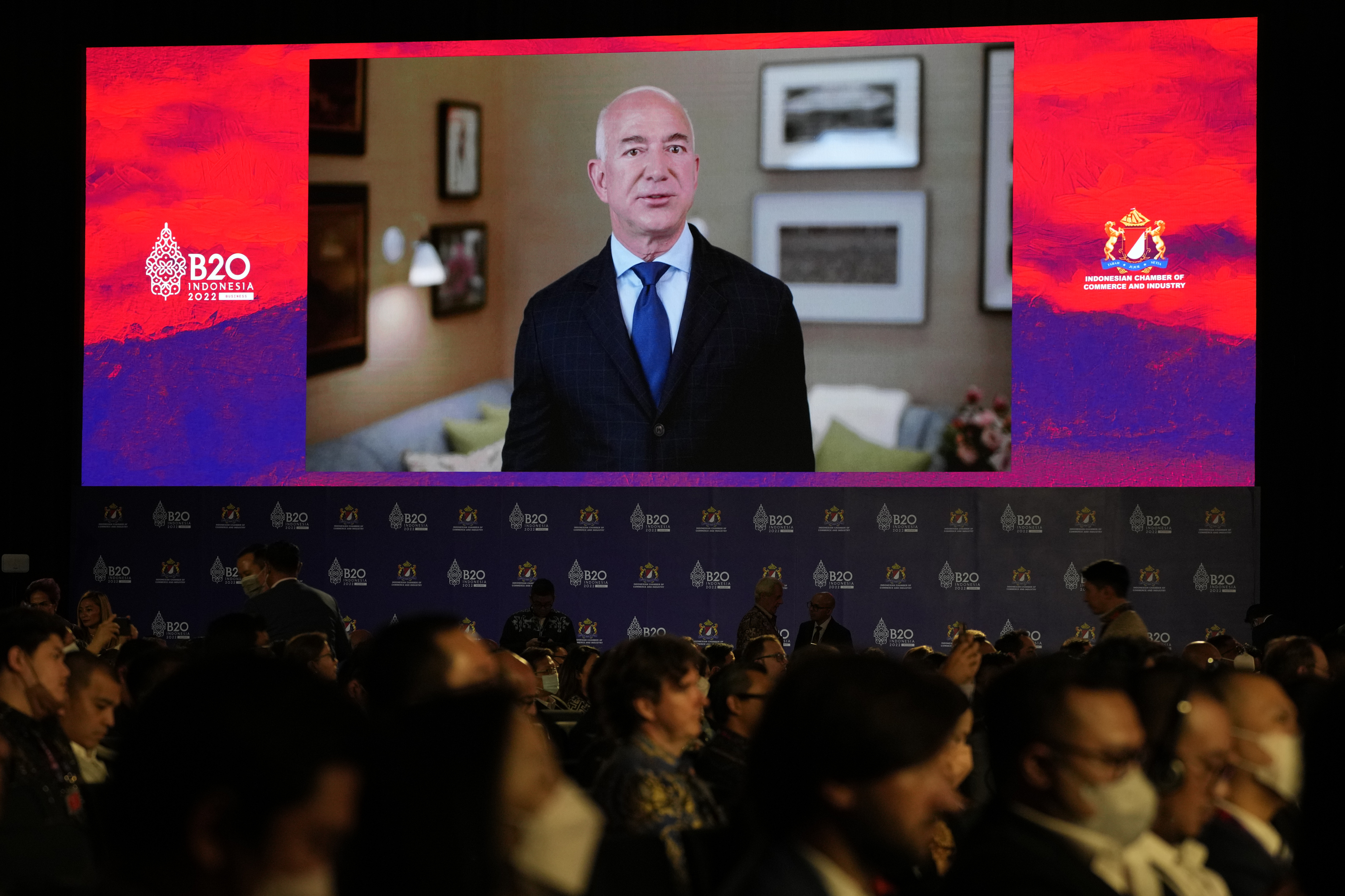 Bezos, en su intervencin online en la cumbre del G20